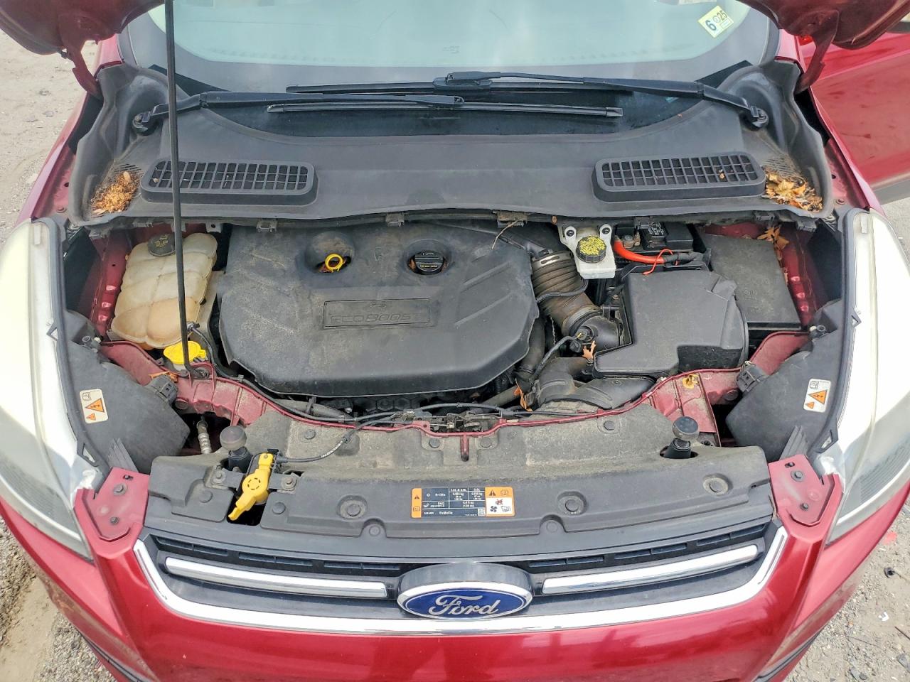 2015 Ford Escape Titanium Красный vin: 1FMCU9J96FUC74819