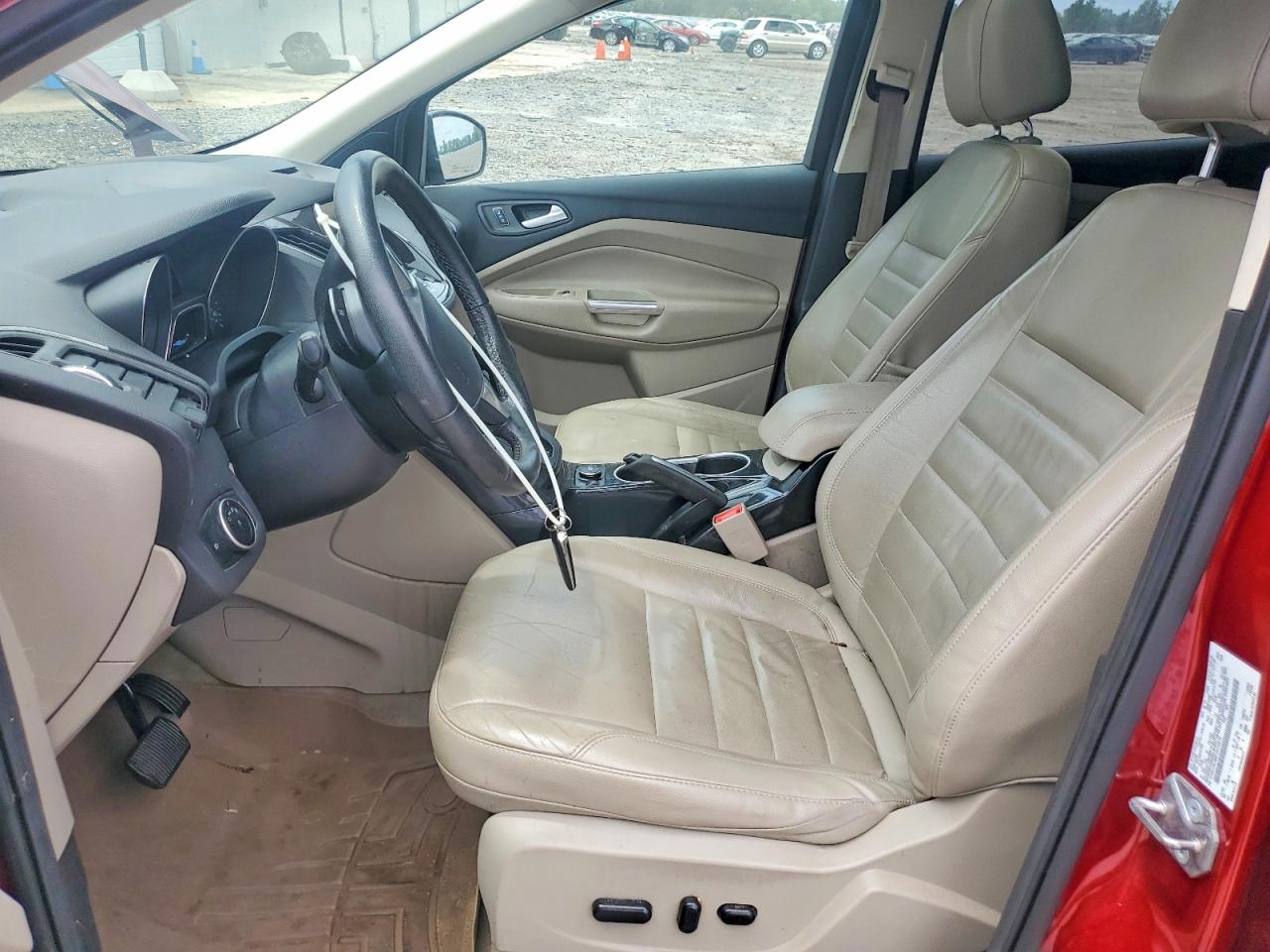 2015 Ford Escape Titanium Красный vin: 1FMCU9J96FUC74819