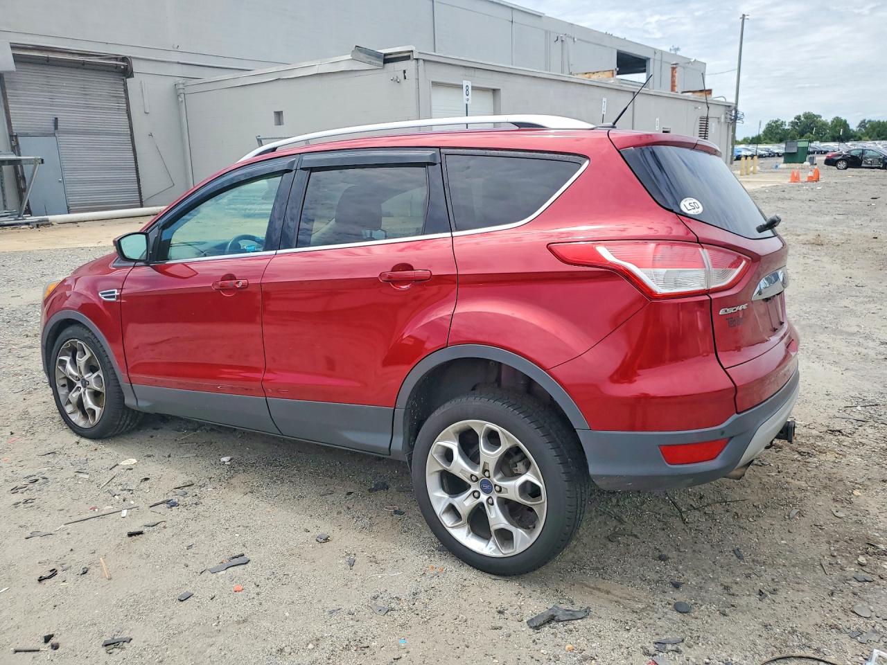 2015 Ford Escape Titanium Красный vin: 1FMCU9J96FUC74819