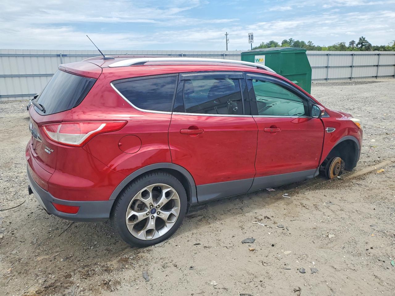 2015 Ford Escape Titanium Красный vin: 1FMCU9J96FUC74819