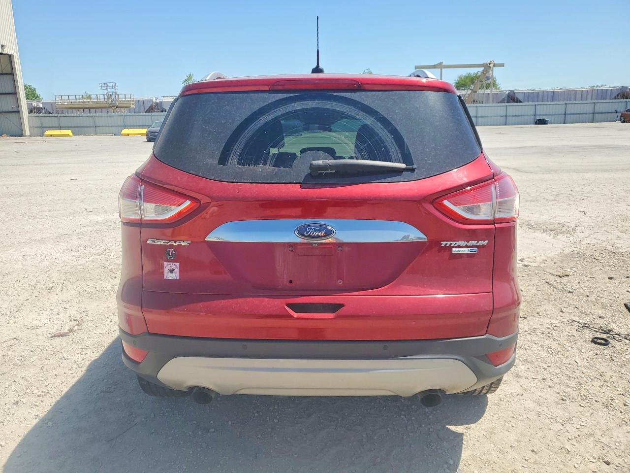 2015 Ford Escape Titanium Красный vin: 1FMCU9J96FUC76585