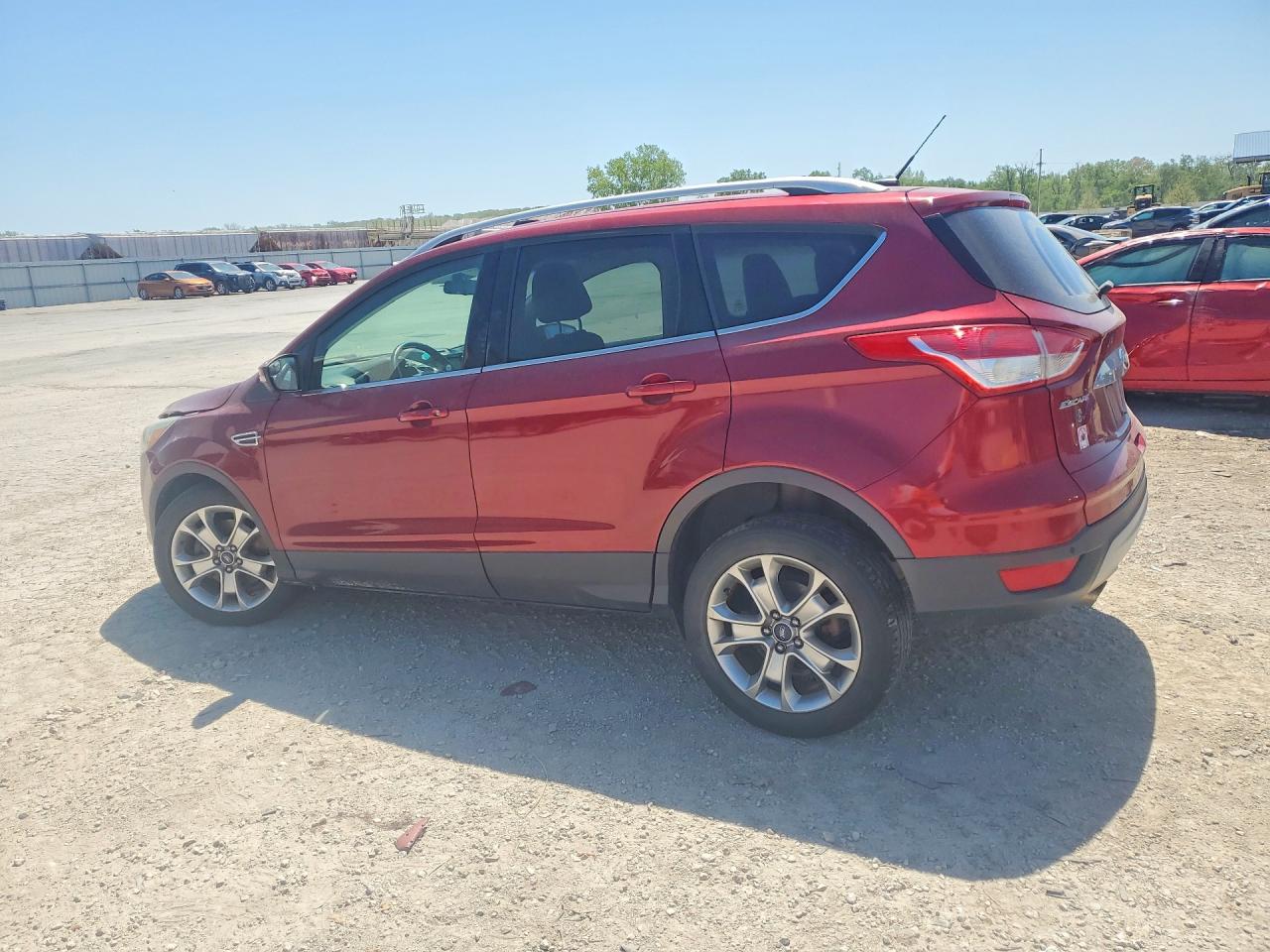 2015 Ford Escape Titanium Красный vin: 1FMCU9J96FUC76585