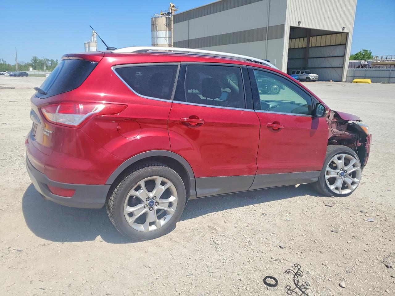 2015 Ford Escape Titanium Красный vin: 1FMCU9J96FUC76585
