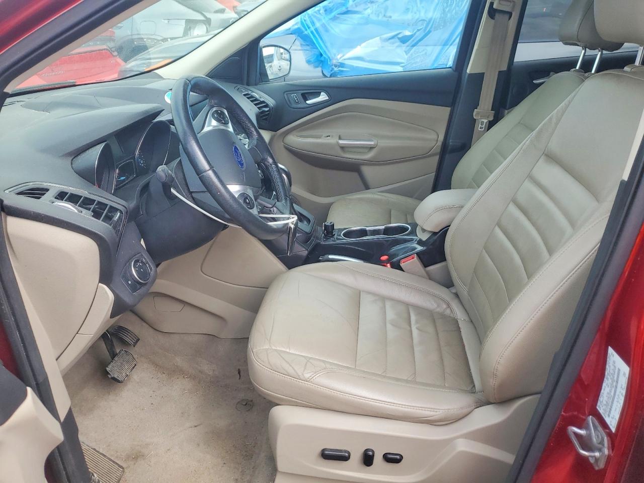 2015 Ford Escape Titanium Красный vin: 1FMCU9J96FUC76585