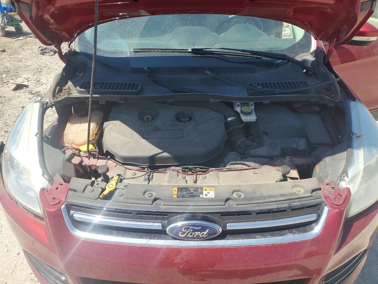 2015 Ford Escape Titanium Красный vin: 1FMCU9J96FUC76585