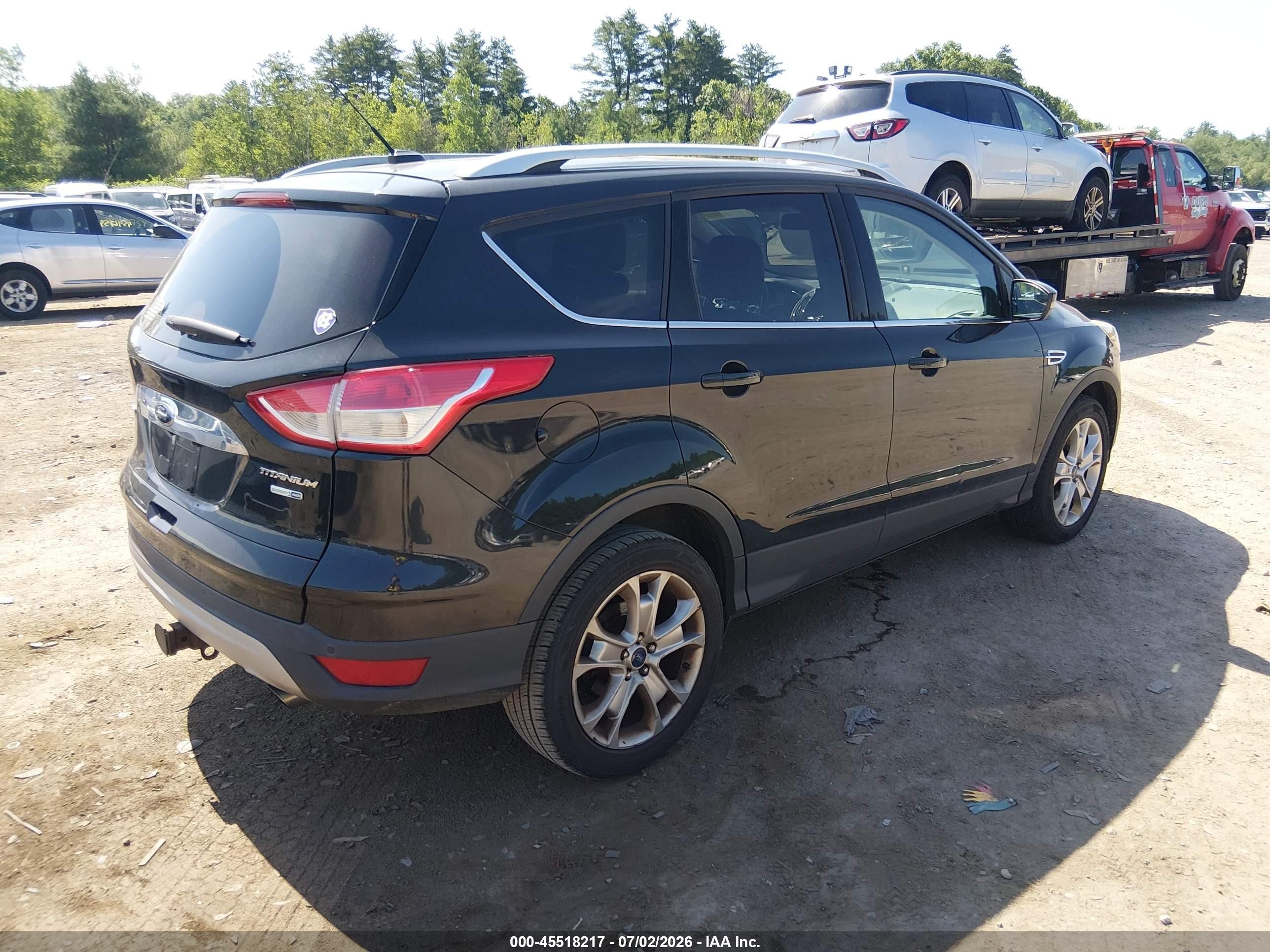 2015 Ford Escape Titanium Black vin: 1FMCU9J96FUC84363