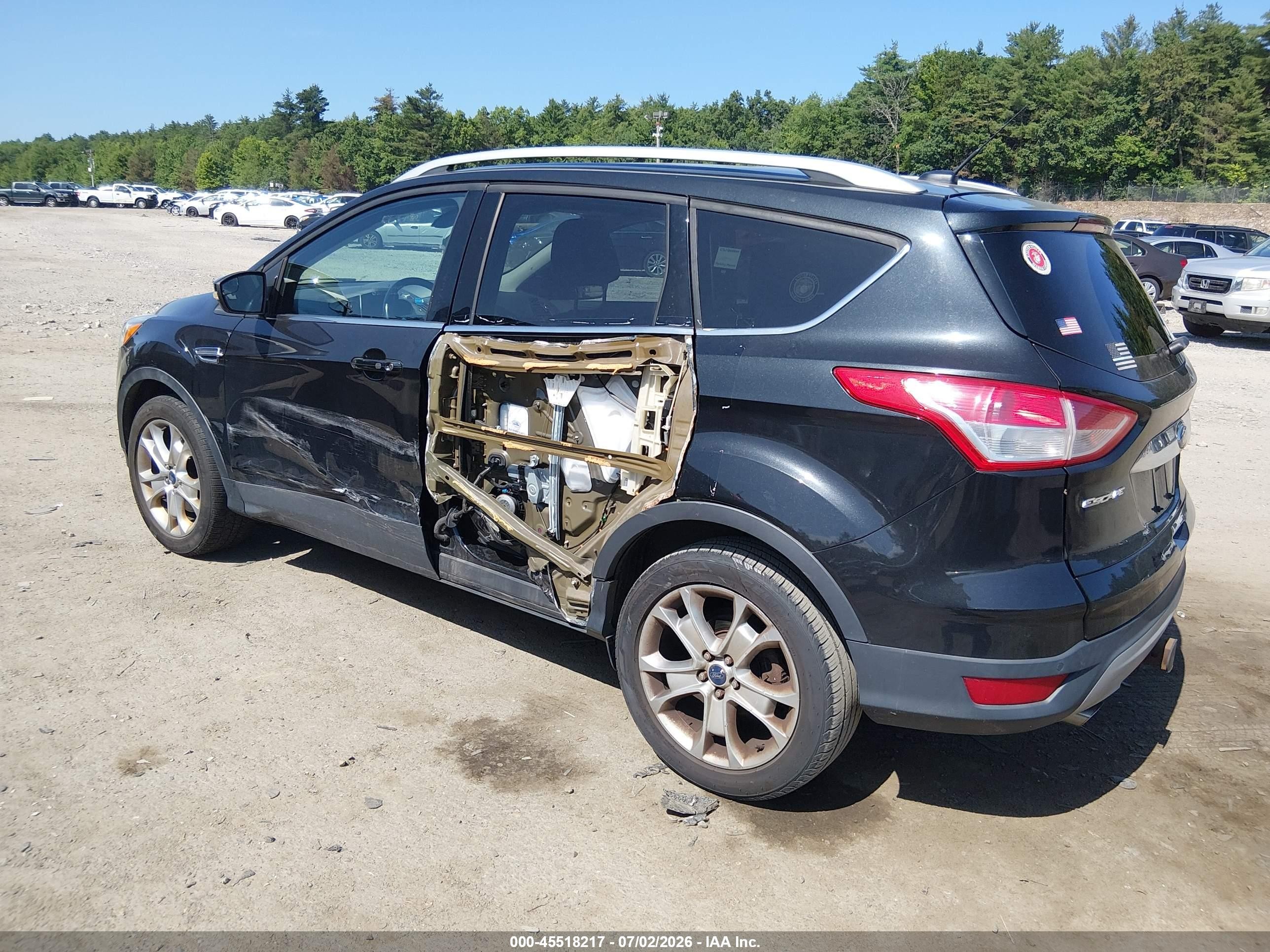 2015 Ford Escape Titanium Black vin: 1FMCU9J96FUC84363