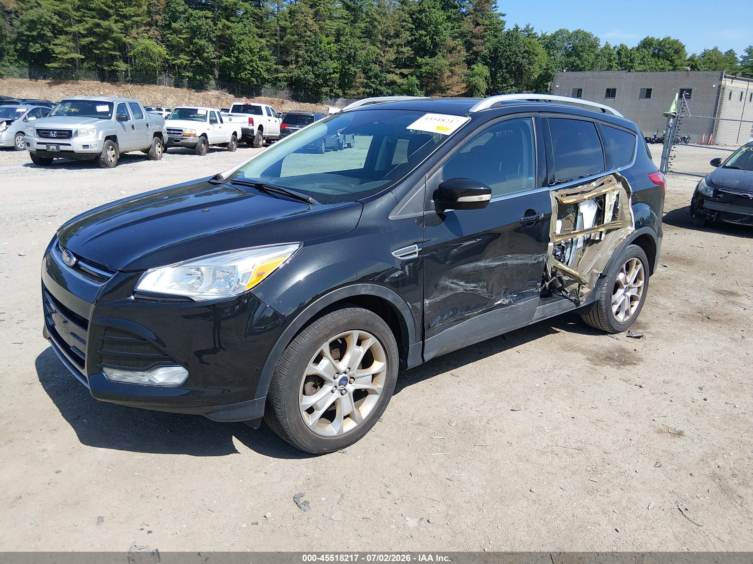 2015 Ford Escape Titanium Black vin: 1FMCU9J96FUC84363