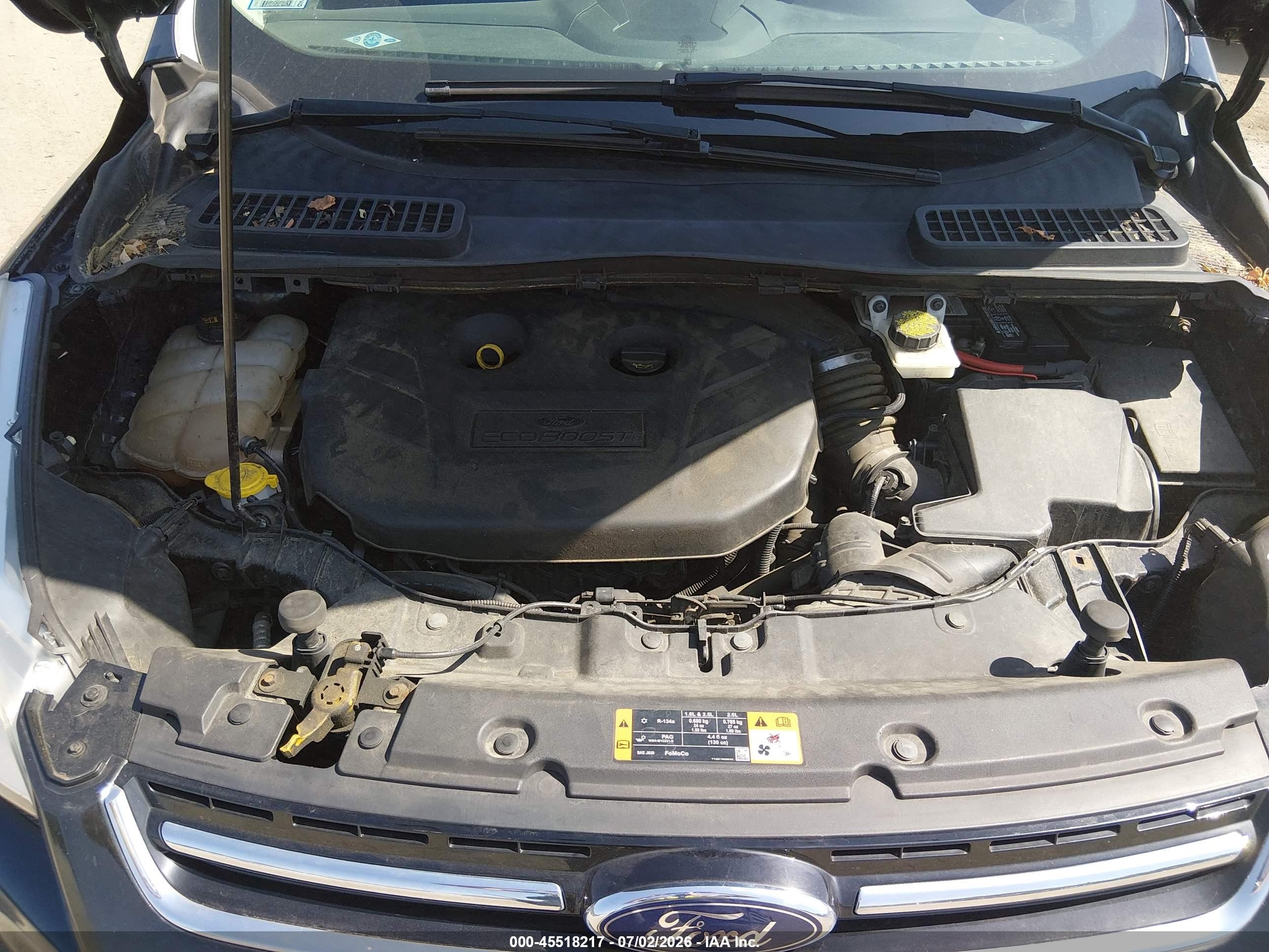 2015 Ford Escape Titanium Black vin: 1FMCU9J96FUC84363