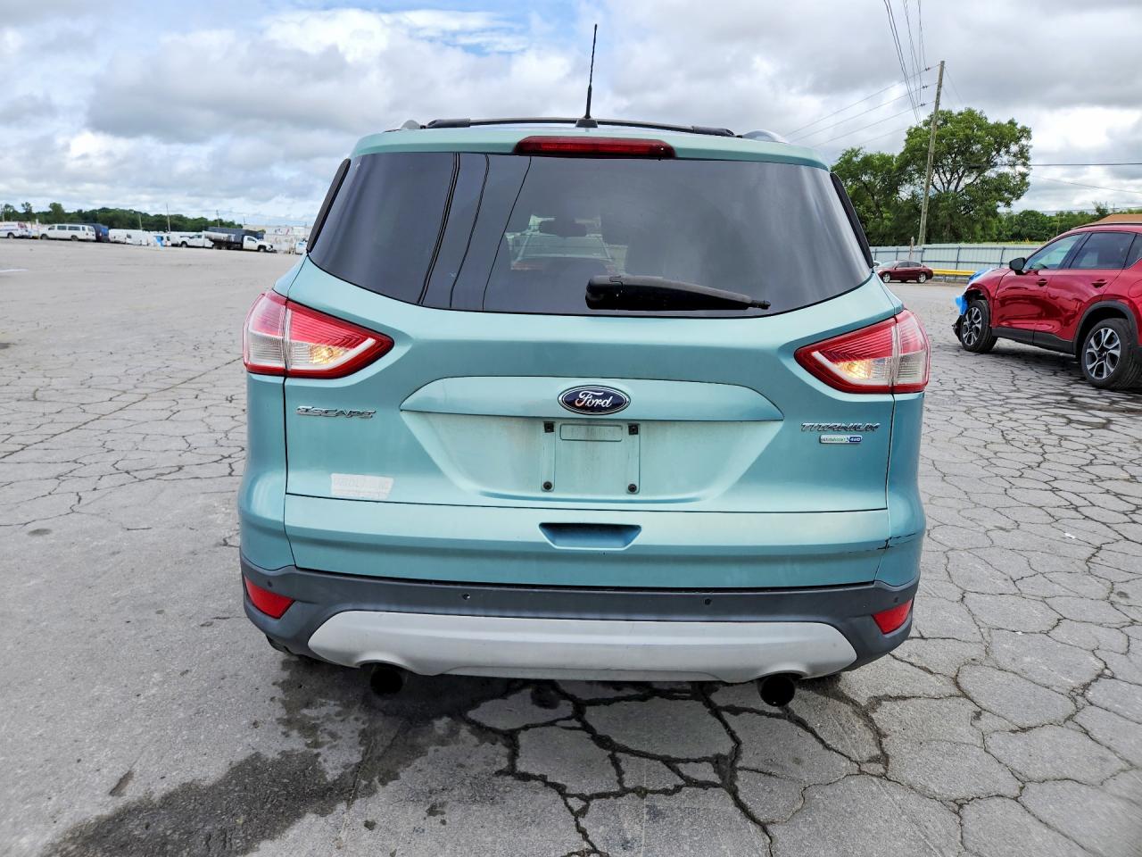 2013 Ford Escape Titanium Teal vin: 1FMCU9J97DUA01322