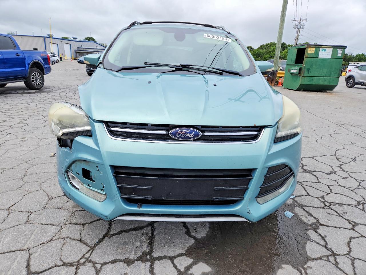 2013 Ford Escape Titanium Teal vin: 1FMCU9J97DUA01322