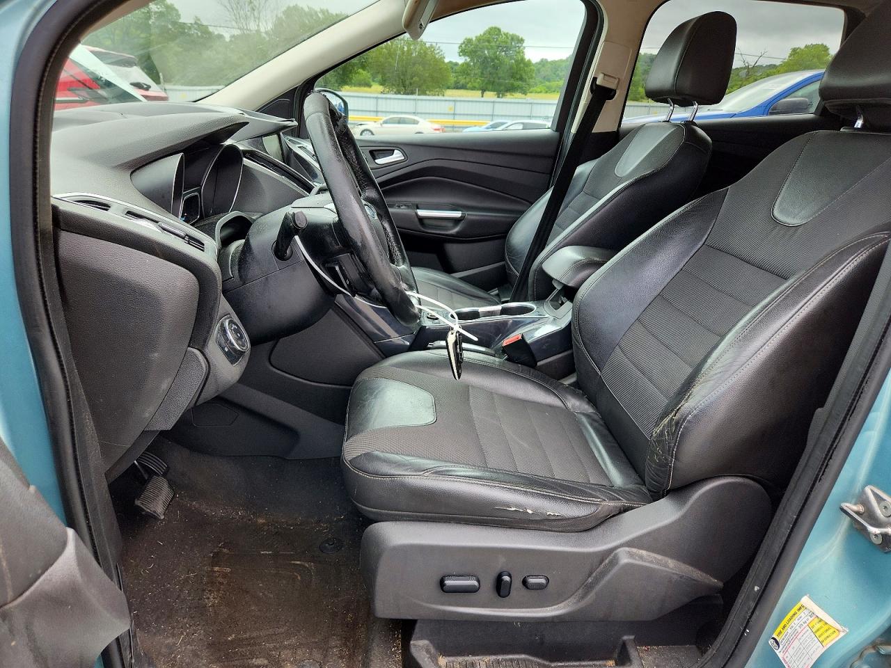 2013 Ford Escape Titanium Teal vin: 1FMCU9J97DUA01322