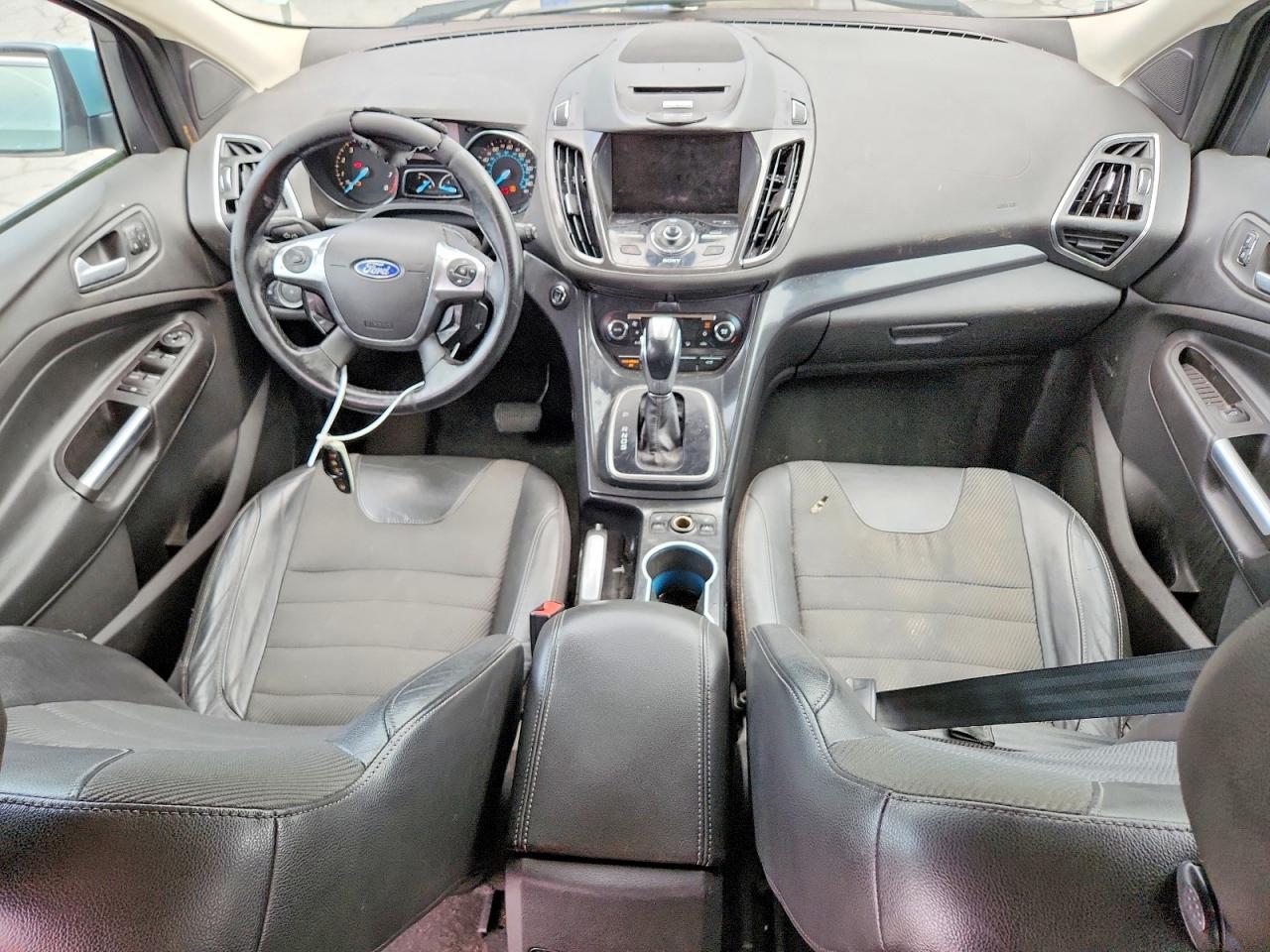 2013 Ford Escape Titanium Teal vin: 1FMCU9J97DUA01322