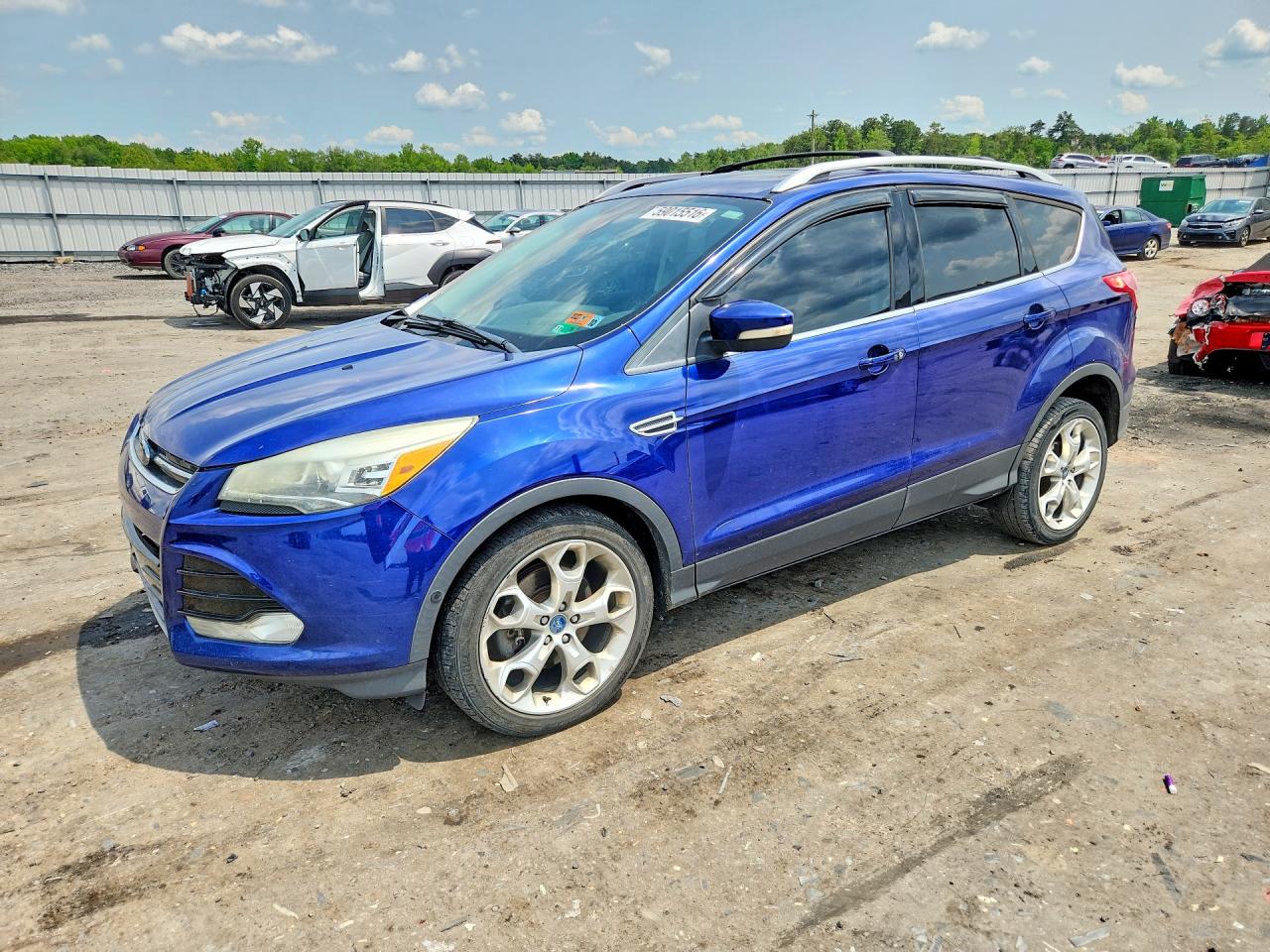 2013 Ford Escape Titanium Blue vin: 1FMCU9J97DUA77204