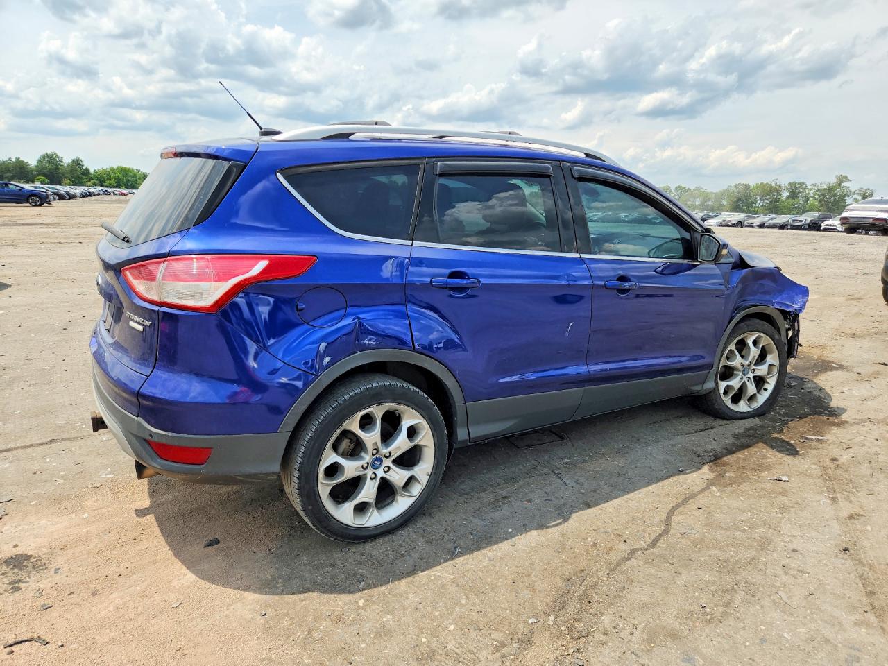 2013 Ford Escape Titanium Blue vin: 1FMCU9J97DUA77204