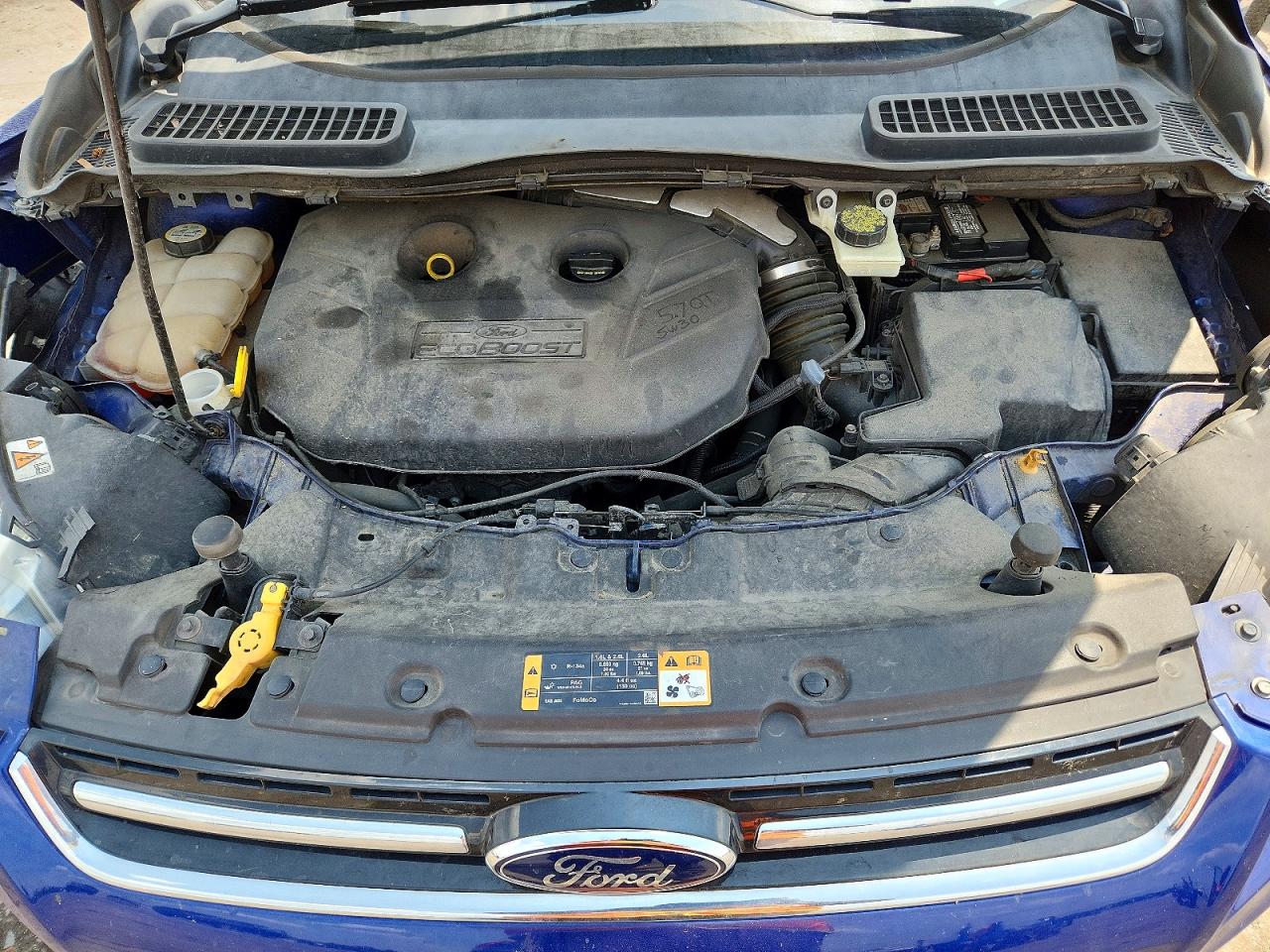2013 Ford Escape Titanium Blue vin: 1FMCU9J97DUA77204
