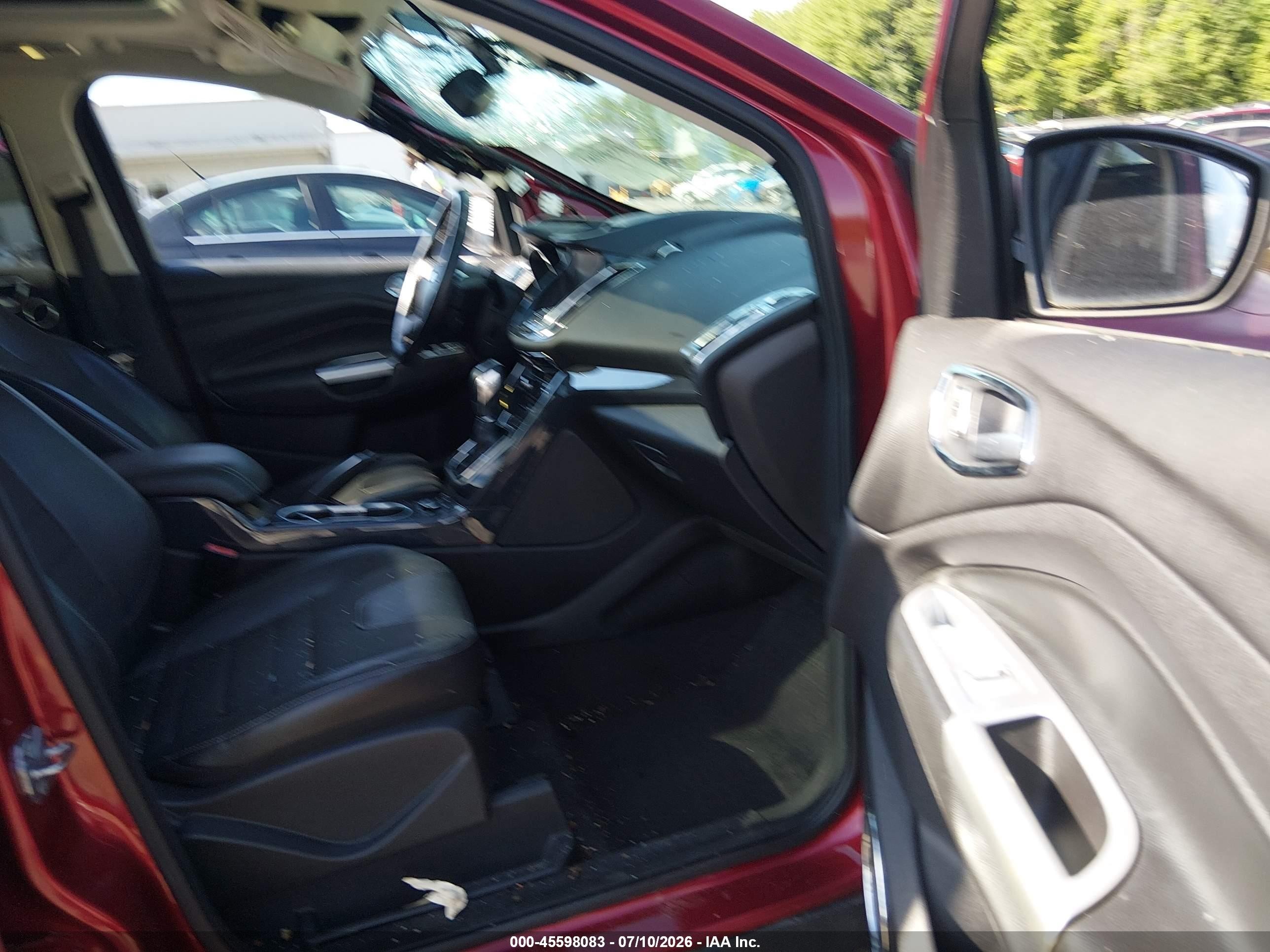 2013 Ford Escape Titanium Red vin: 1FMCU9J97DUA83133
