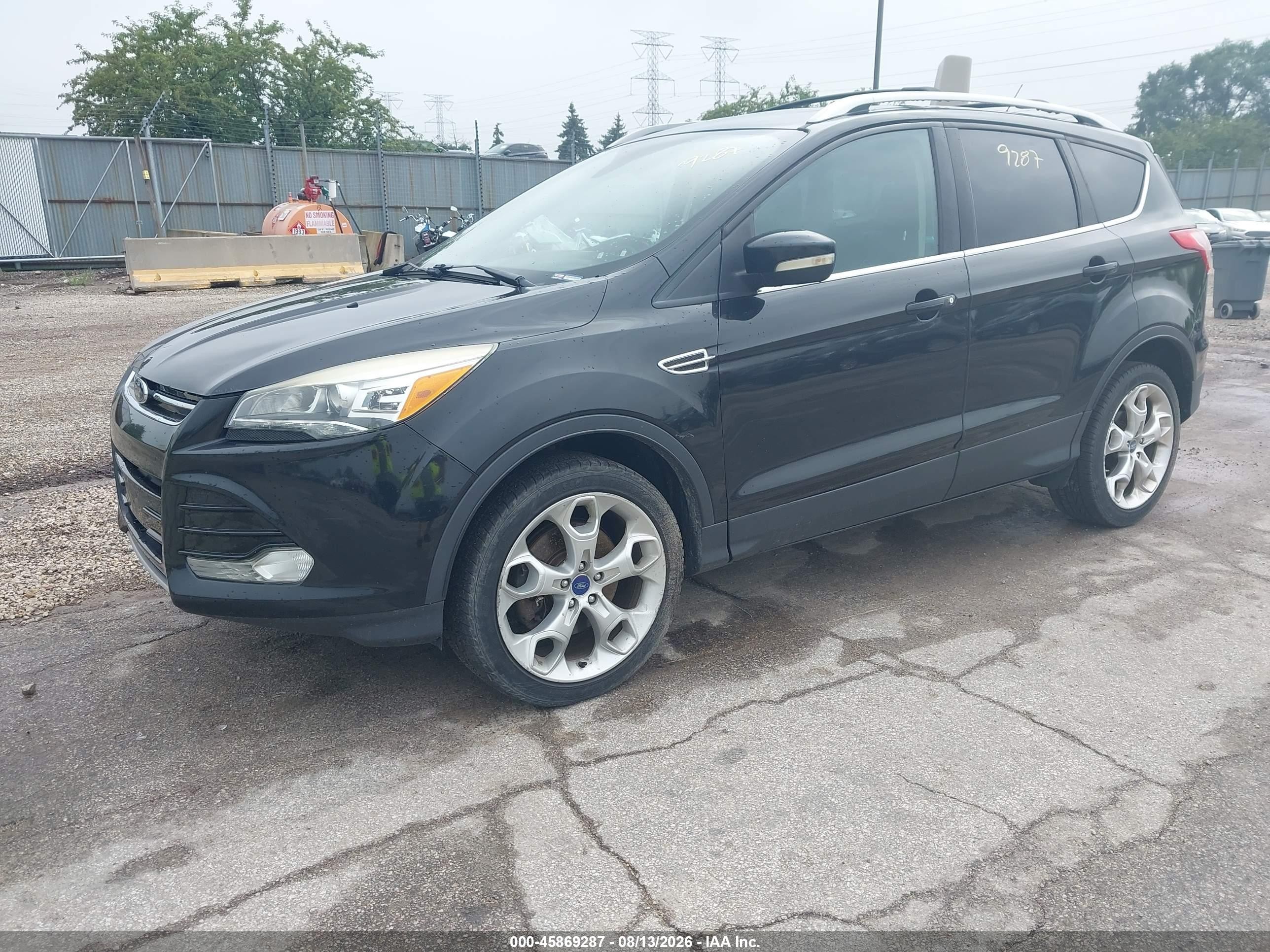 2013 Ford Escape Titanium Black vin: 1FMCU9J97DUA91765