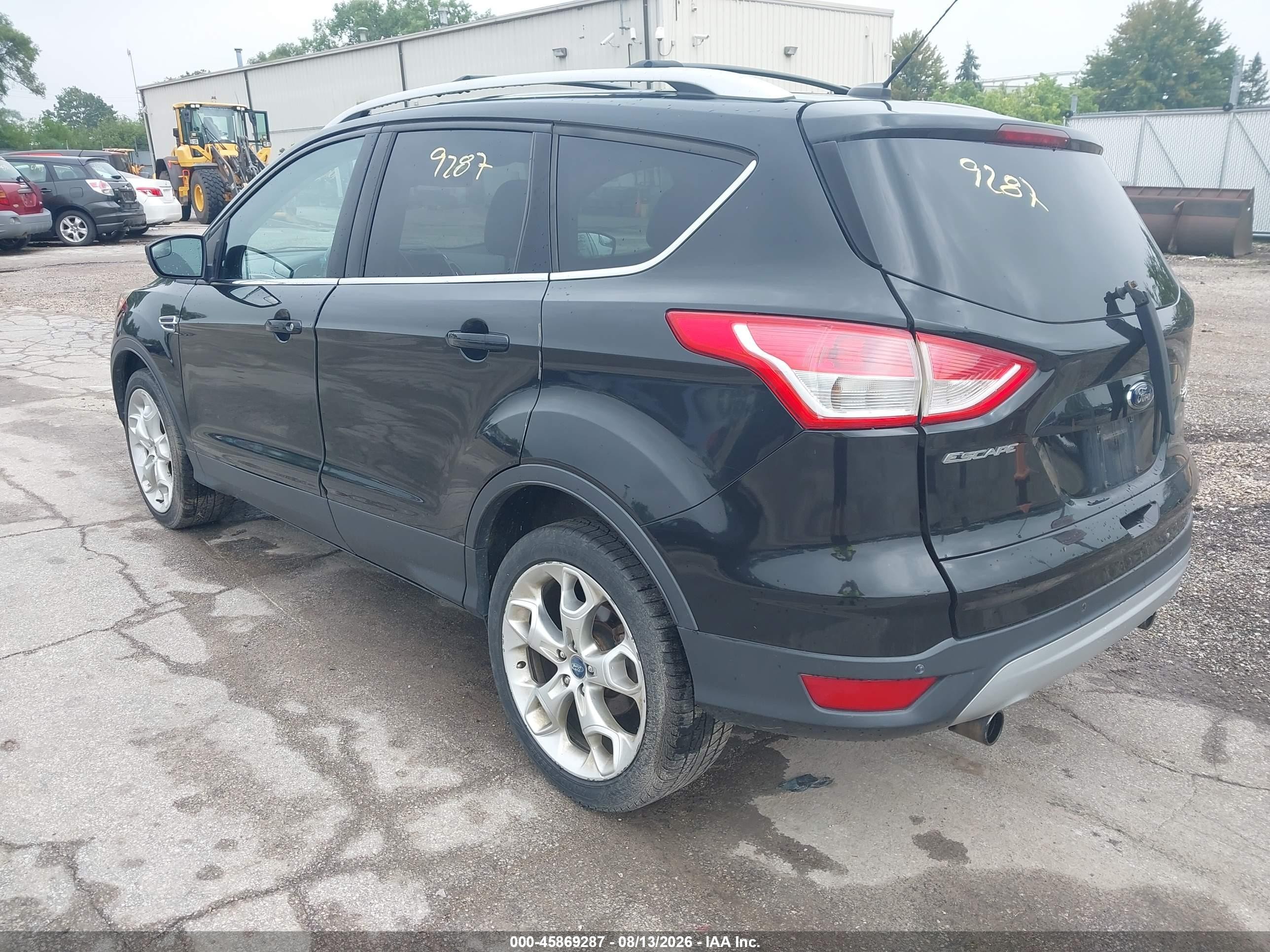 2013 Ford Escape Titanium Black vin: 1FMCU9J97DUA91765