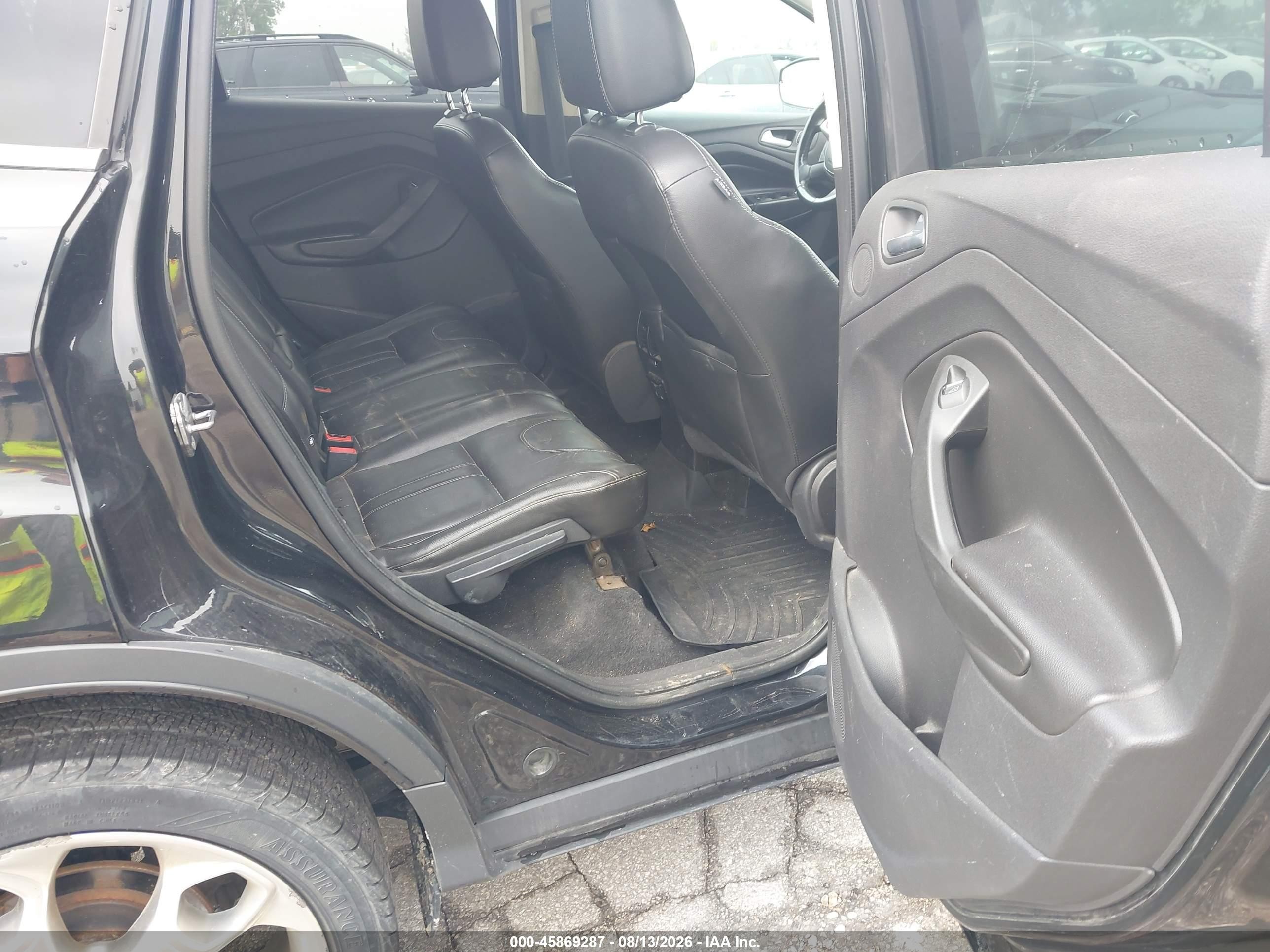 2013 Ford Escape Titanium Black vin: 1FMCU9J97DUA91765