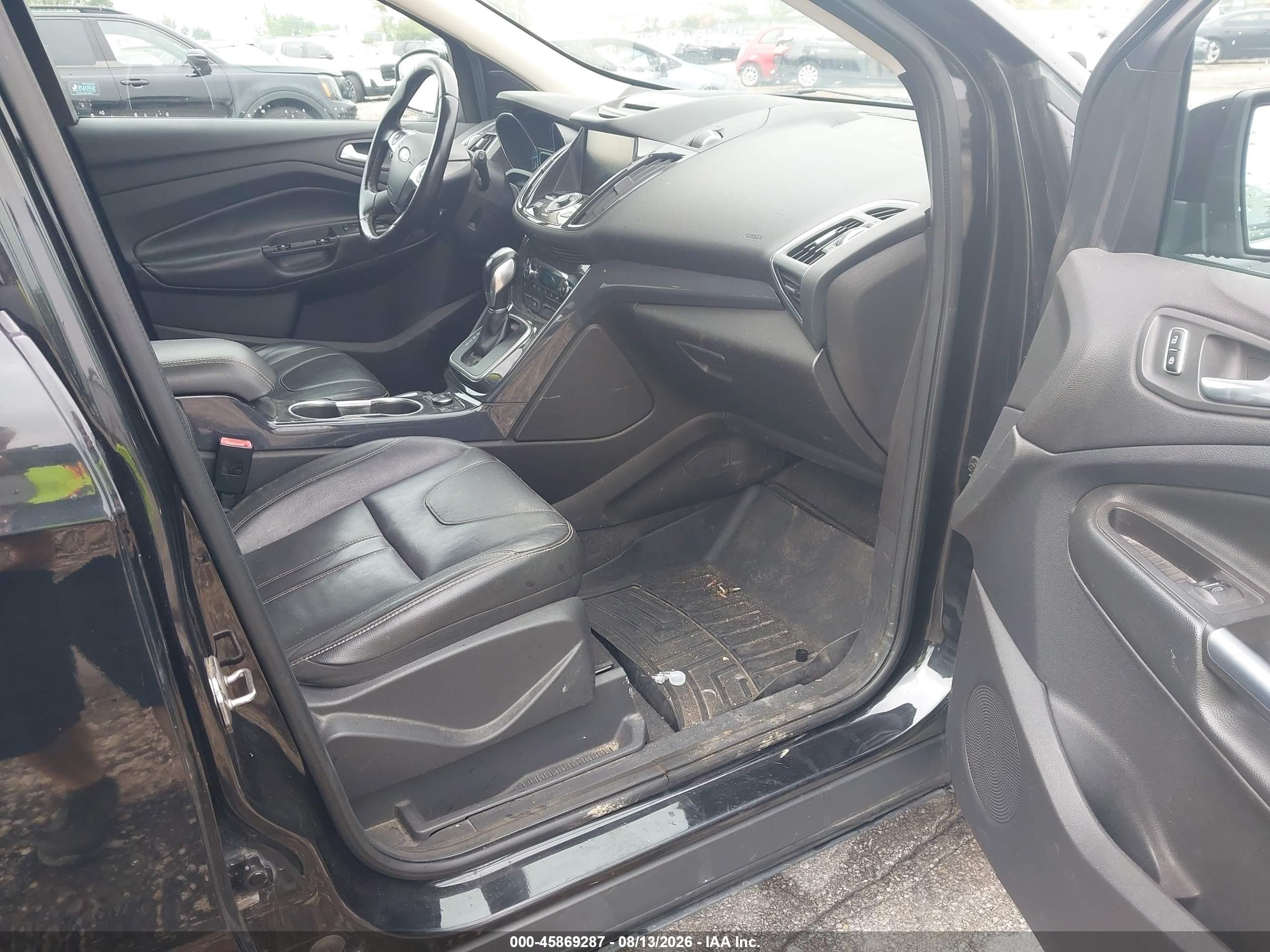 2013 Ford Escape Titanium Black vin: 1FMCU9J97DUA91765