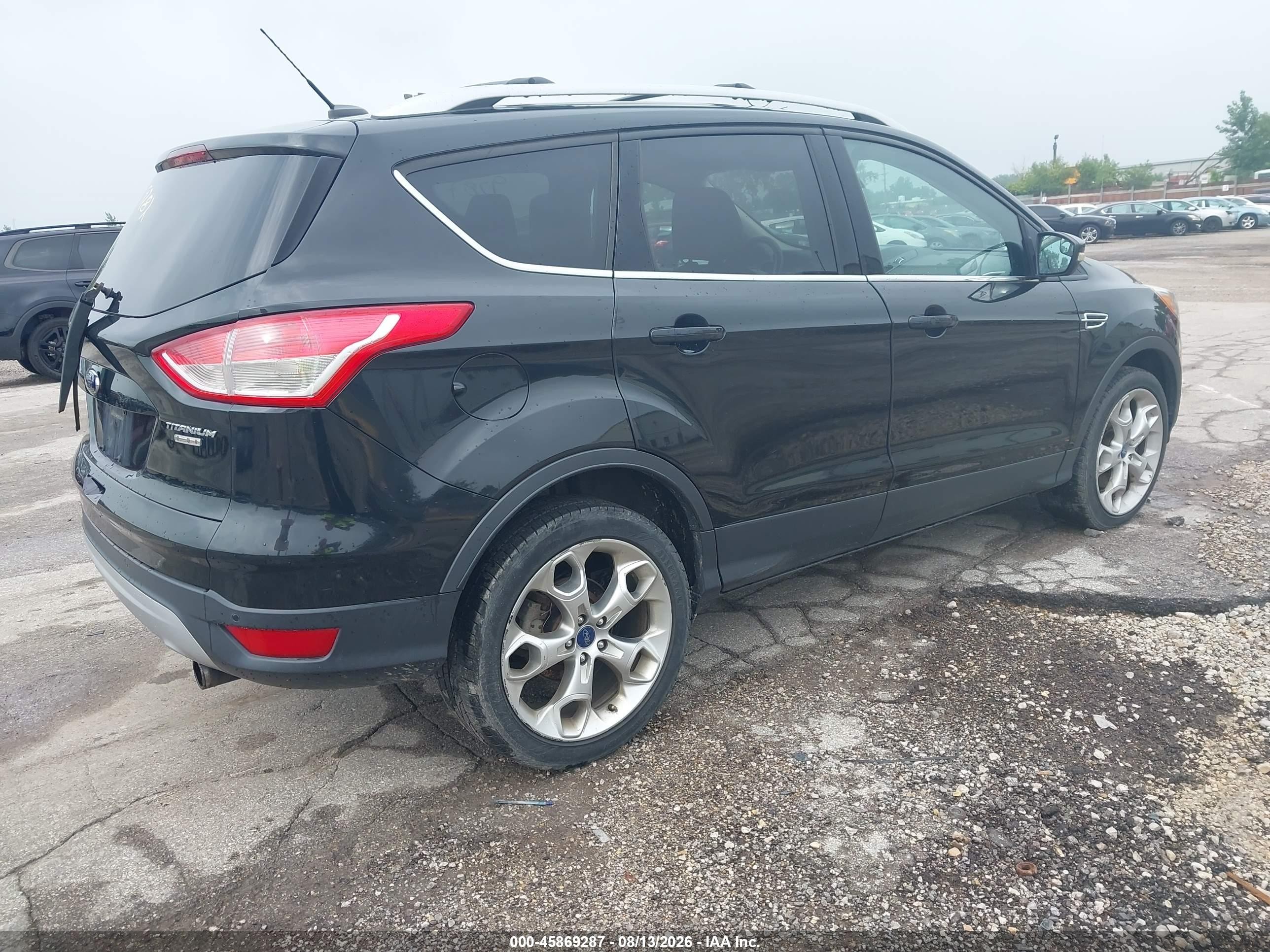 2013 Ford Escape Titanium Black vin: 1FMCU9J97DUA91765