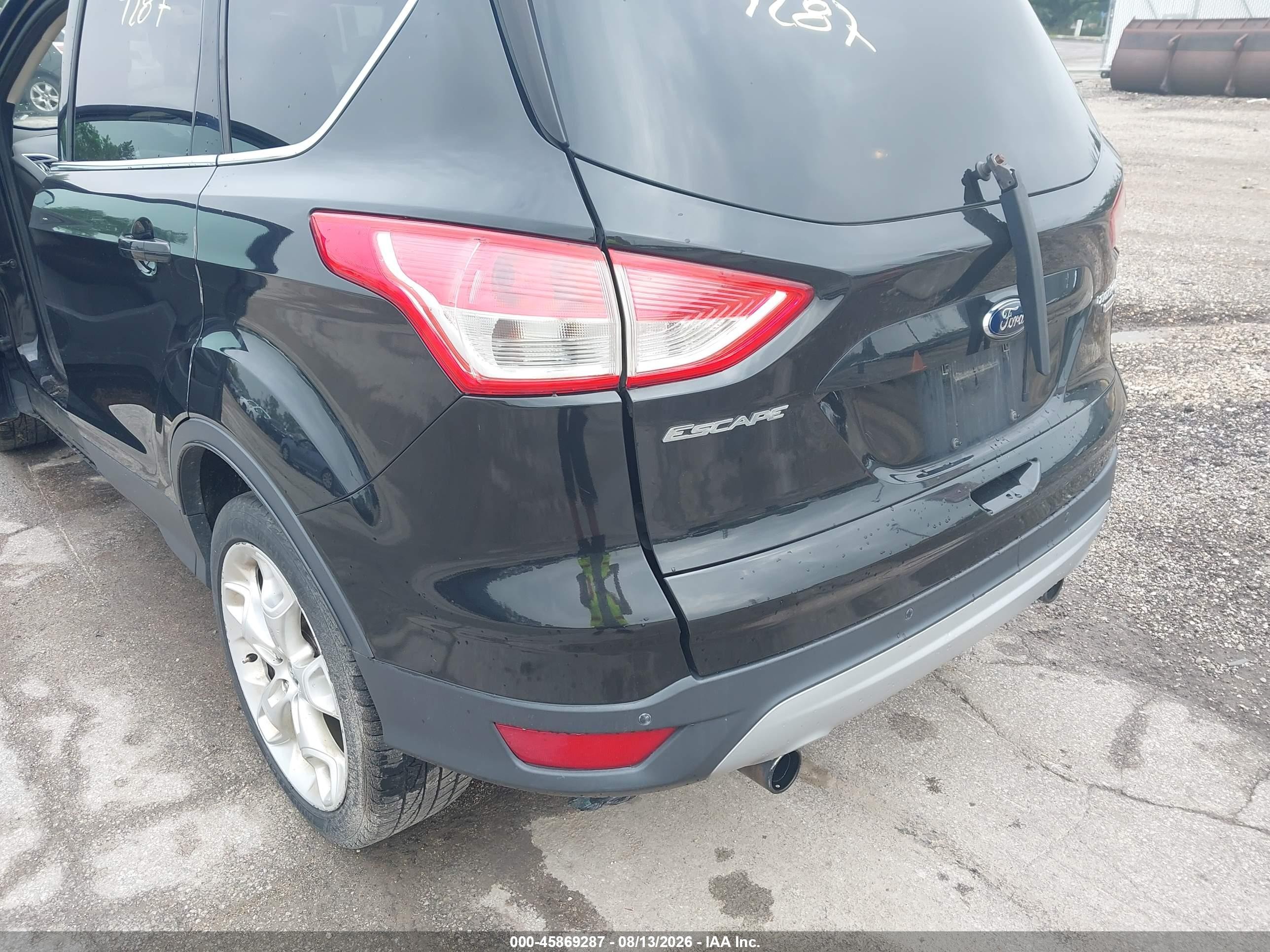 2013 Ford Escape Titanium Black vin: 1FMCU9J97DUA91765