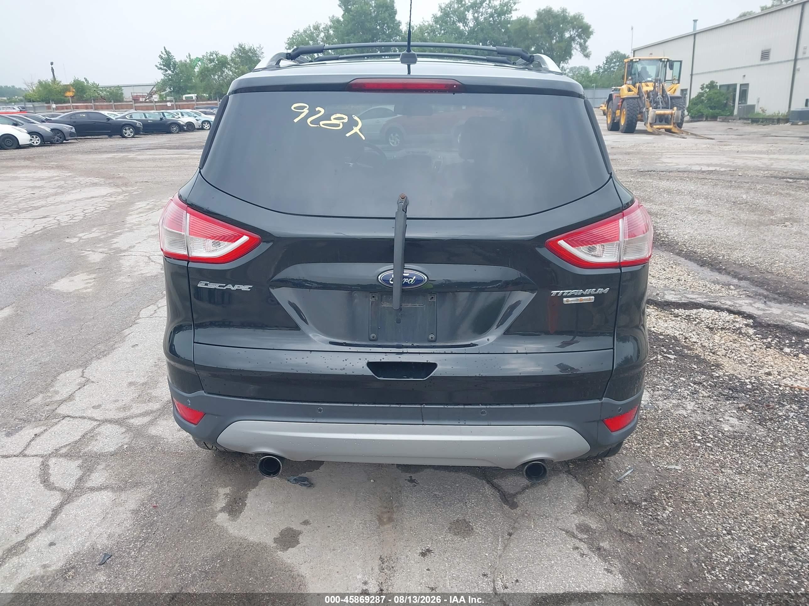 2013 Ford Escape Titanium Black vin: 1FMCU9J97DUA91765