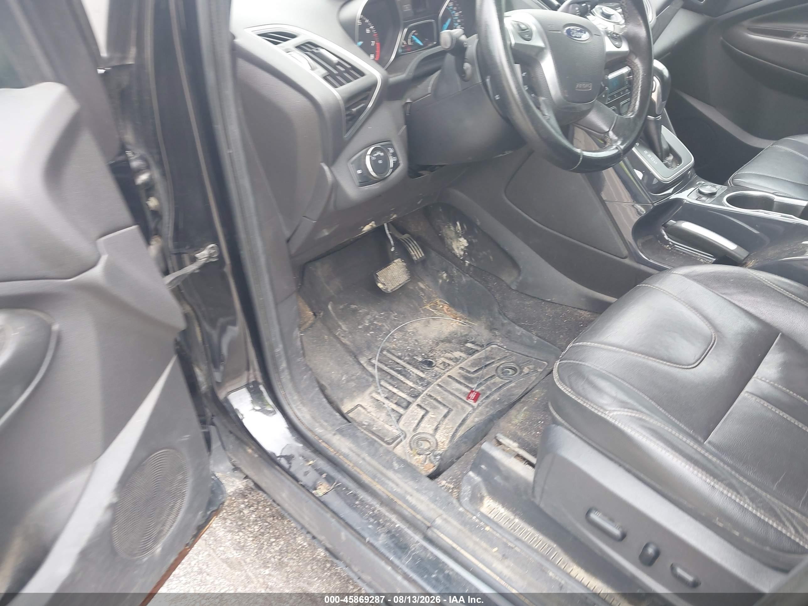 2013 Ford Escape Titanium Black vin: 1FMCU9J97DUA91765
