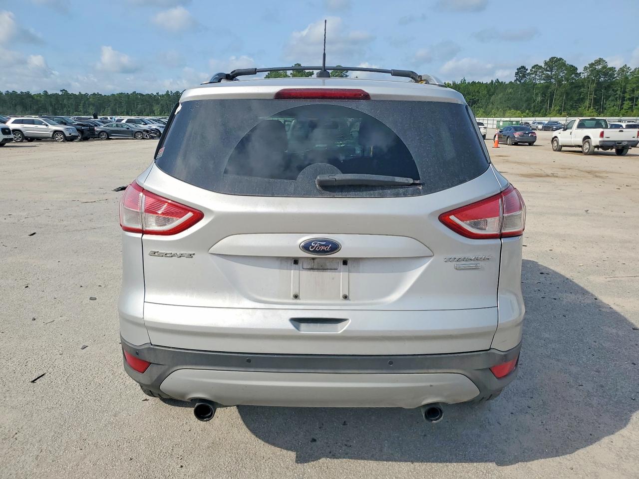 2013 Ford Escape Titanium Silver vin: 1FMCU9J97DUB05258