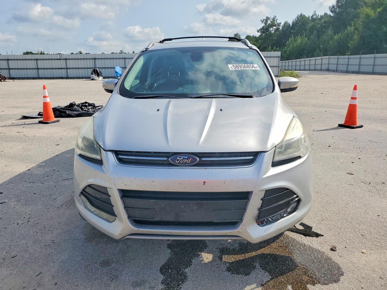 2013 Ford Escape Titanium Silver vin: 1FMCU9J97DUB05258