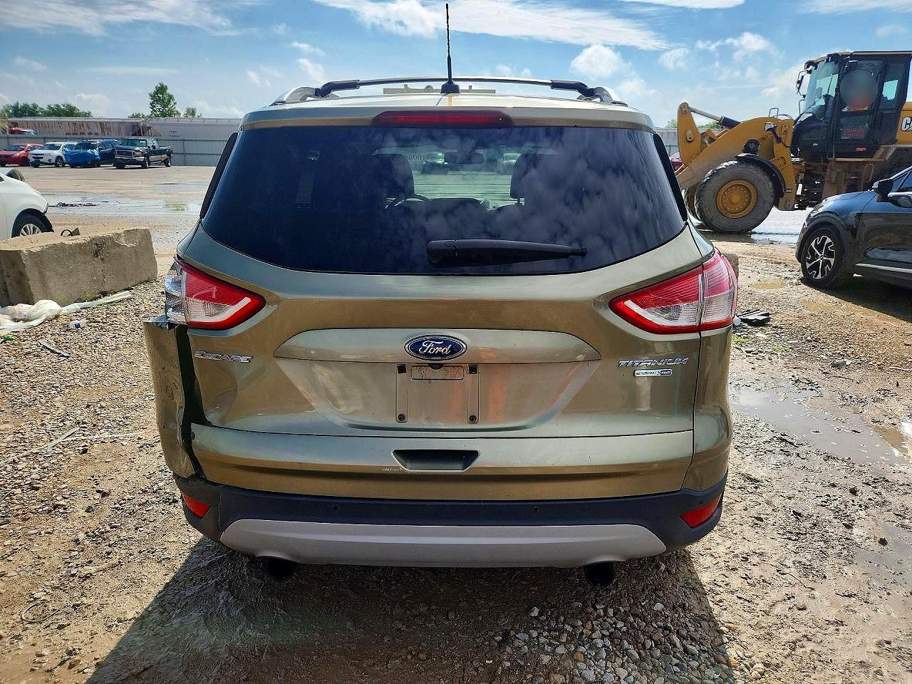 2013 Ford Escape Titanium Green vin: 1FMCU9J97DUC02945