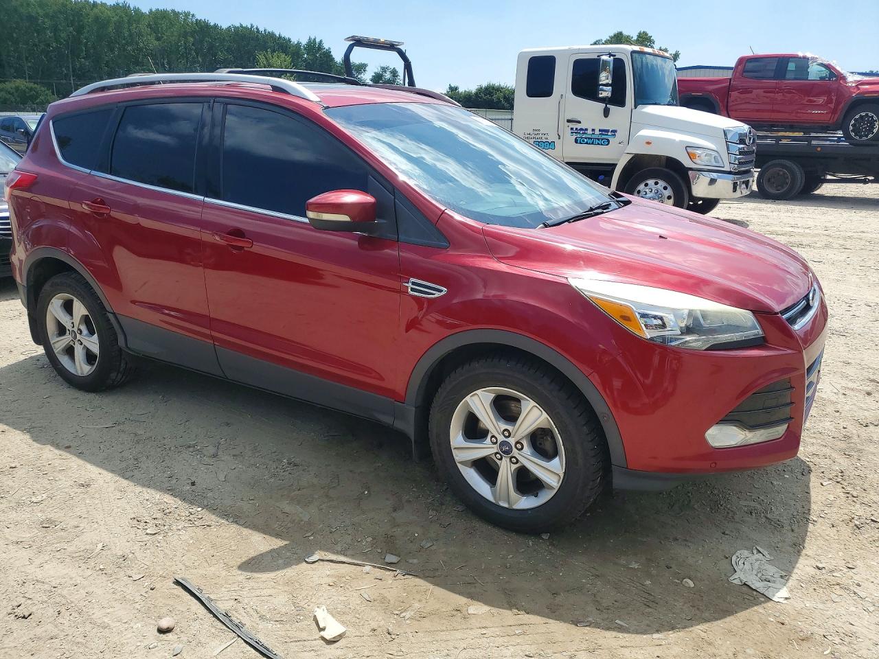 2013 Ford Escape Titanium Red vin: 1FMCU9J97DUC43169