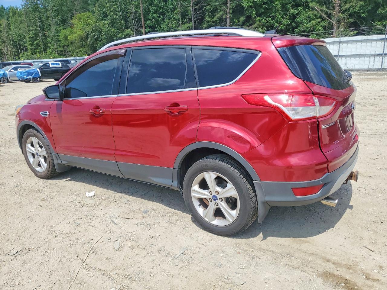 2013 Ford Escape Titanium Red vin: 1FMCU9J97DUC43169