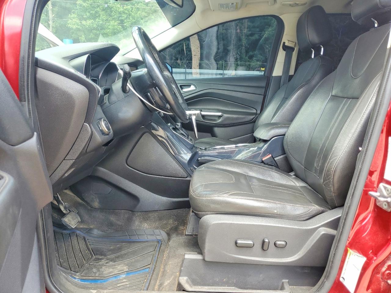 2013 Ford Escape Titanium Red vin: 1FMCU9J97DUC43169