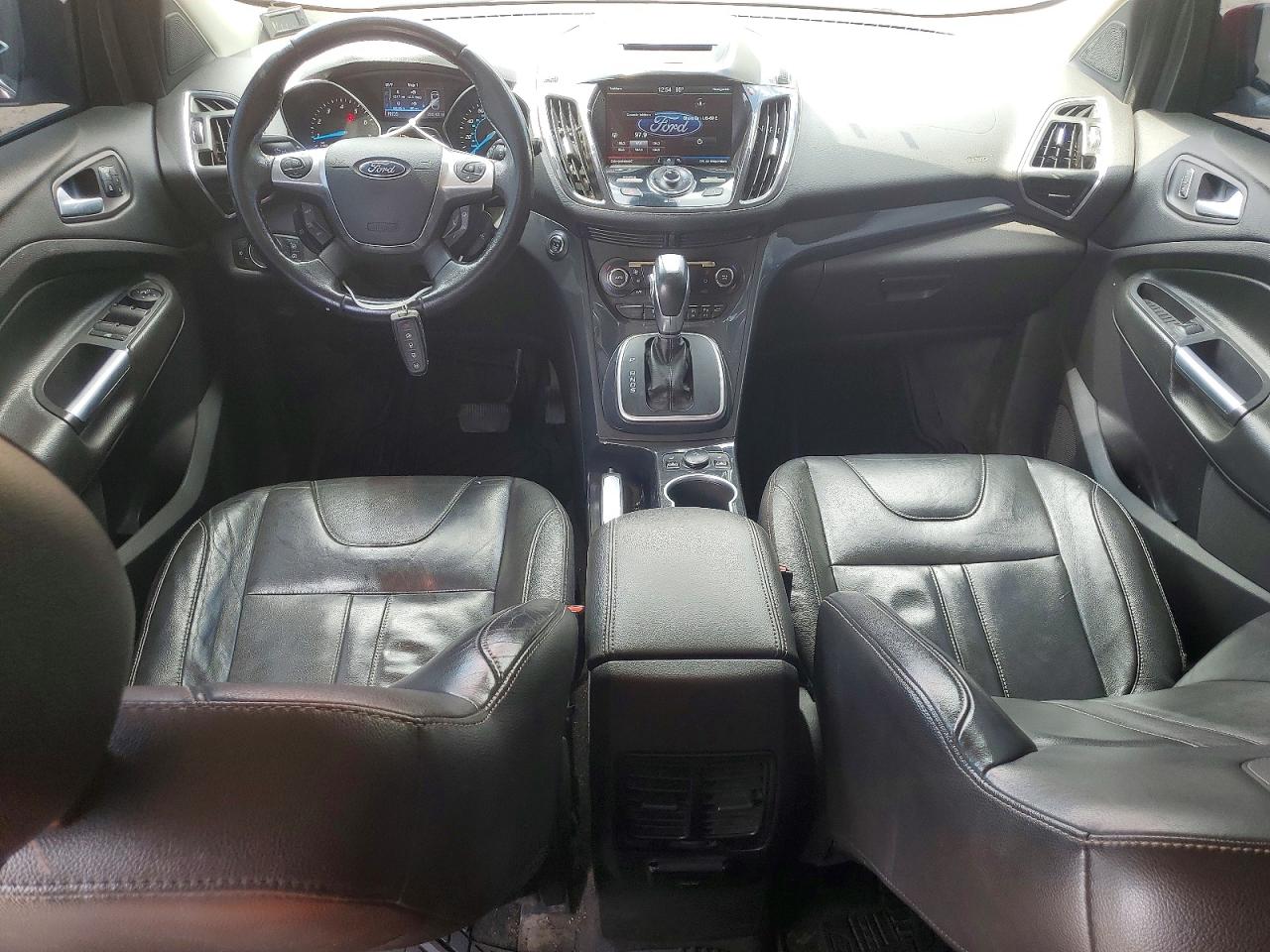 2013 Ford Escape Titanium Red vin: 1FMCU9J97DUC43169