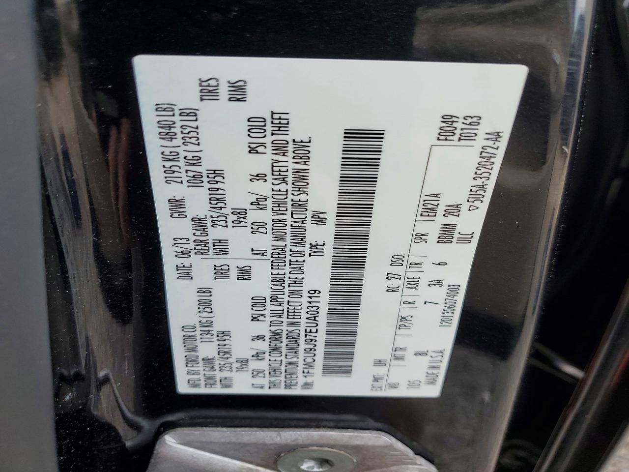 2014 Ford Escape Titanium Black vin: 1FMCU9J97EUA03119