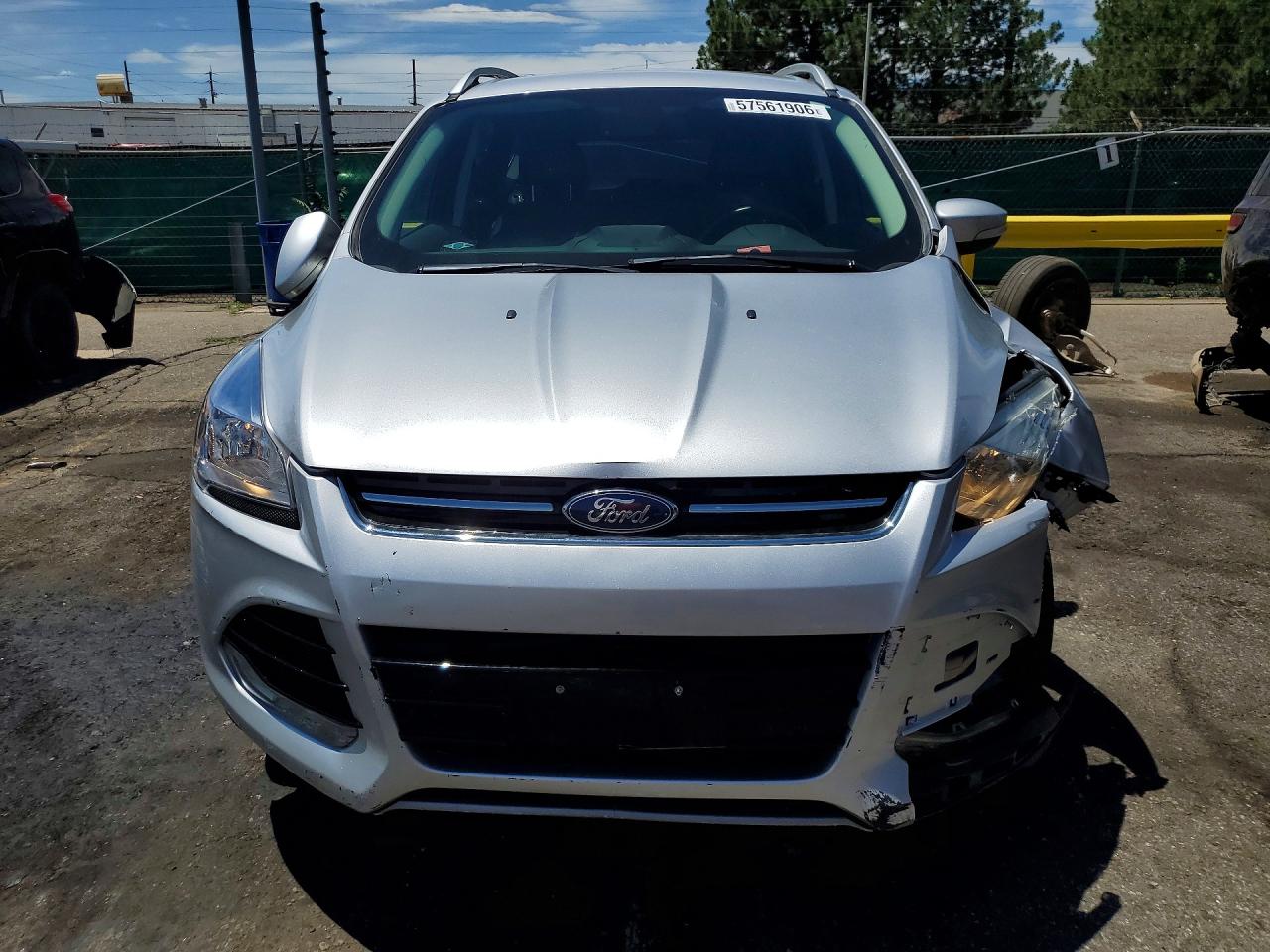 2014 Ford Escape Titanium Silver vin: 1FMCU9J97EUA07803