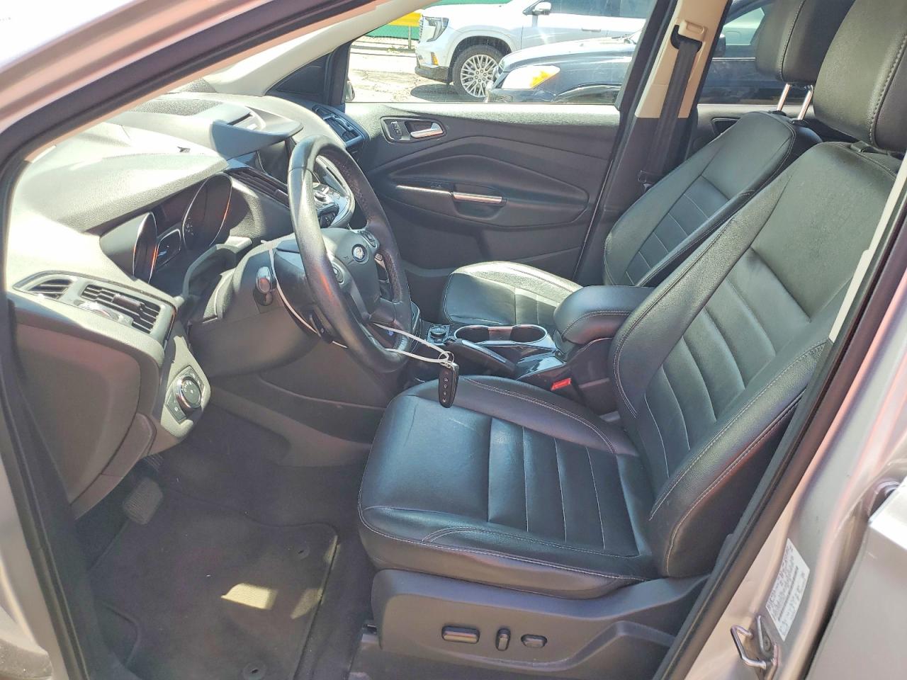 2014 Ford Escape Titanium Silver vin: 1FMCU9J97EUA07803