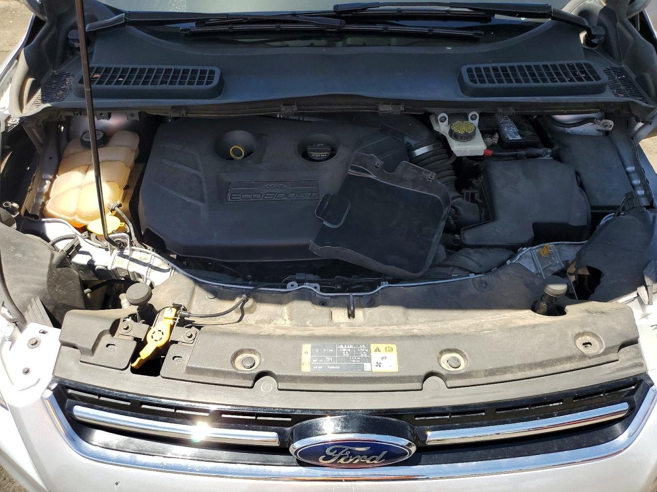 2014 Ford Escape Titanium Silver vin: 1FMCU9J97EUA07803