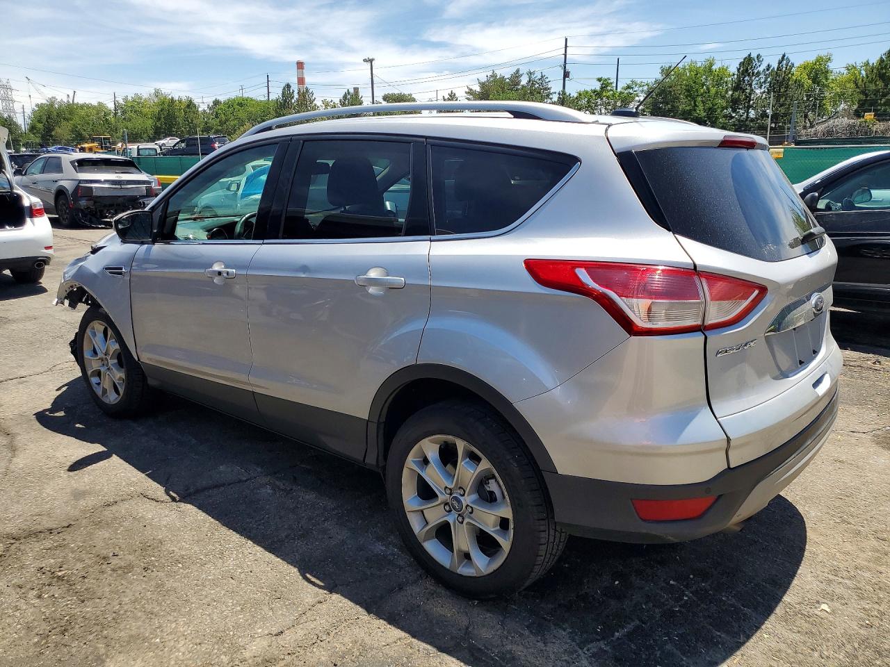 2014 Ford Escape Titanium Silver vin: 1FMCU9J97EUA07803