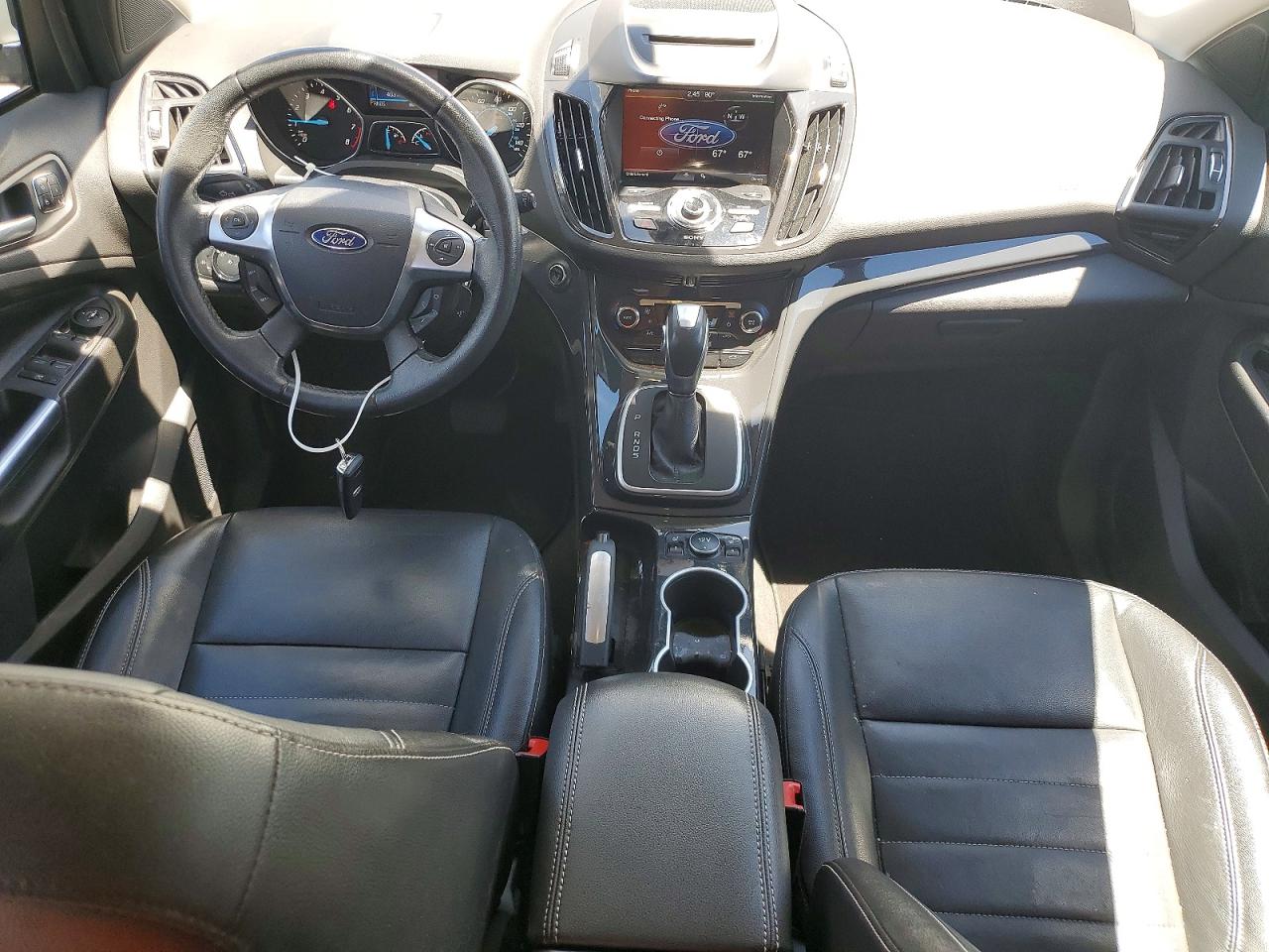 2014 Ford Escape Titanium Silver vin: 1FMCU9J97EUA07803