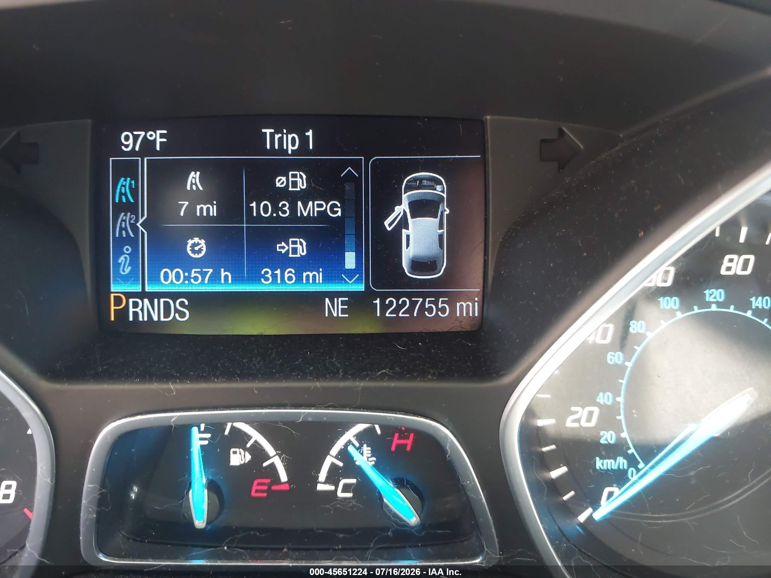 2014 Ford Escape Titanium Silver vin: 1FMCU9J97EUA65927