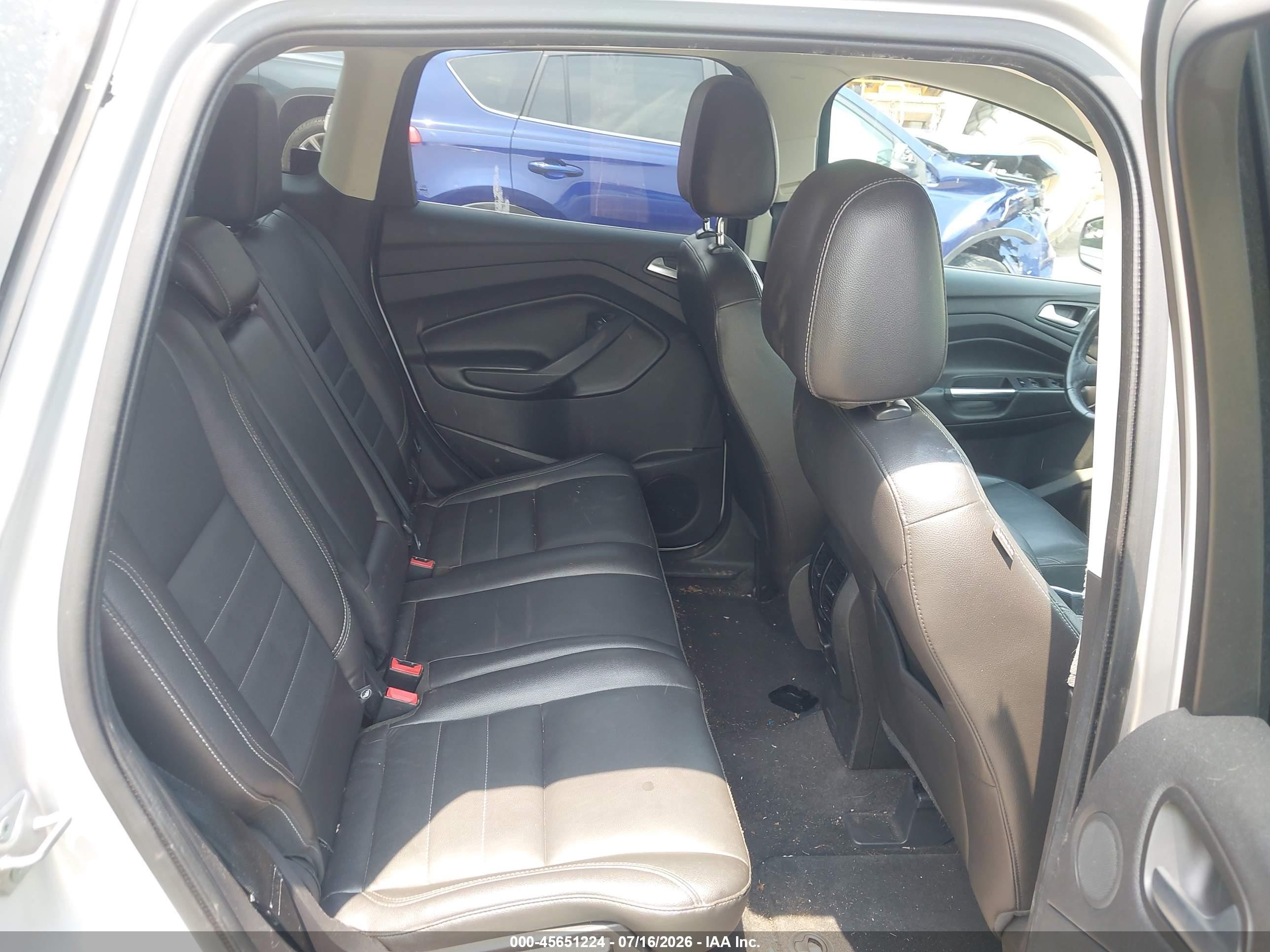 2014 Ford Escape Titanium Silver vin: 1FMCU9J97EUA65927