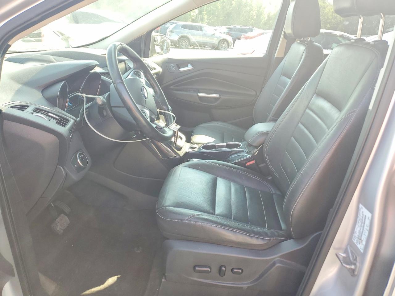 2014 Ford Escape Titanium Silver vin: 1FMCU9J97EUB75263