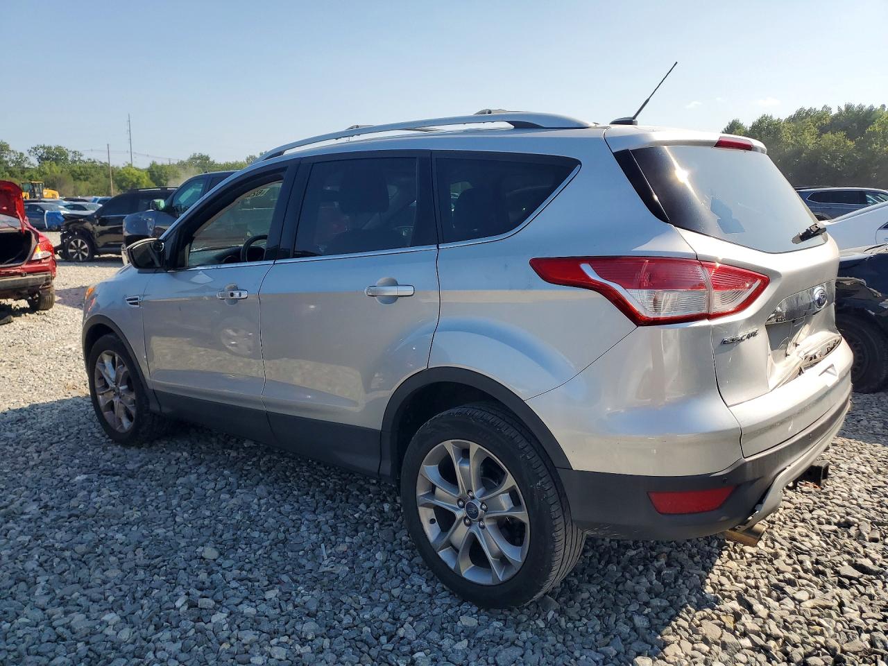 2014 Ford Escape Titanium Silver vin: 1FMCU9J97EUB75263
