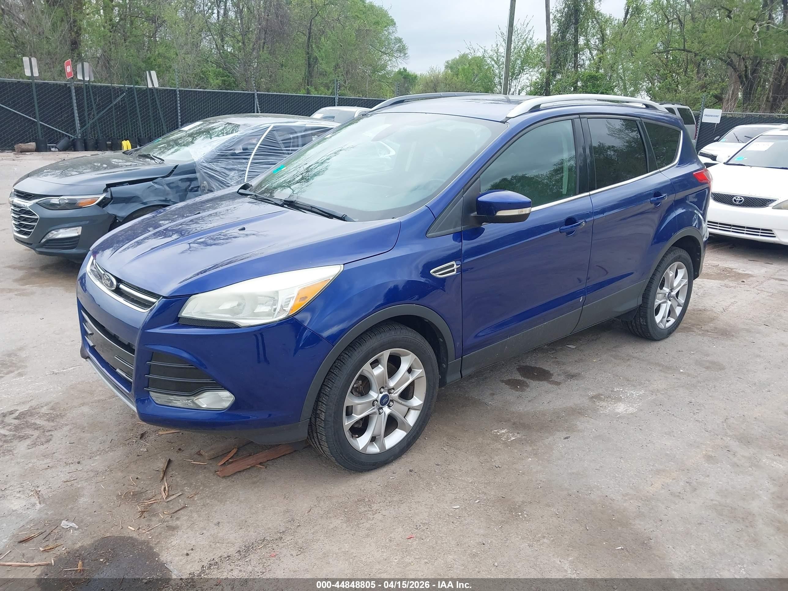 2014 Ford Escape Titanium Blue vin: 1FMCU9J97EUC59678