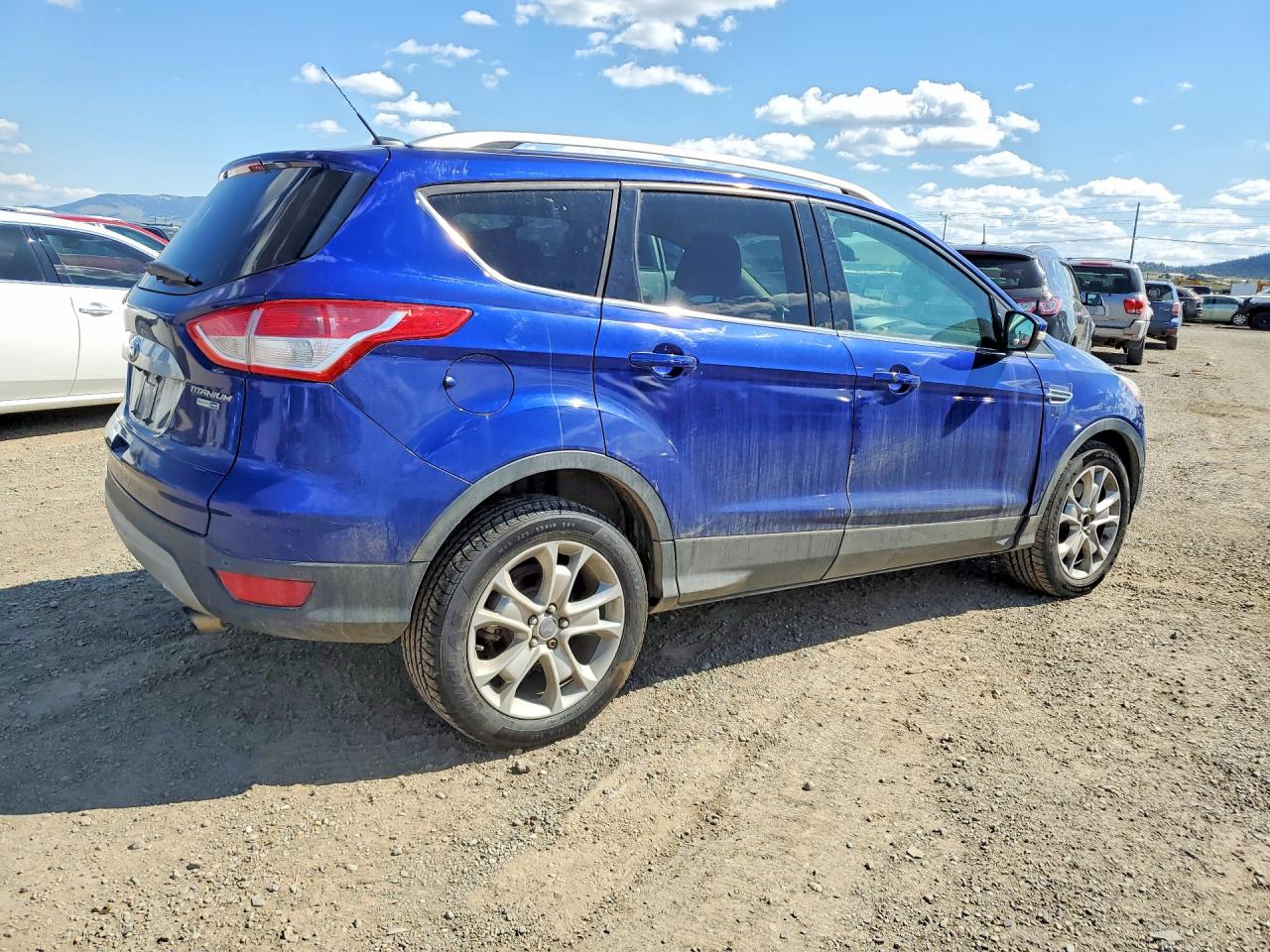 2014 Ford Escape Titanium Blue vin: 1FMCU9J97EUC67361