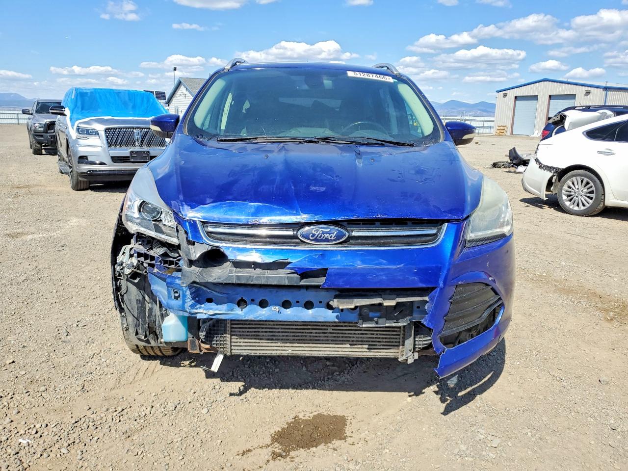 2014 Ford Escape Titanium Blue vin: 1FMCU9J97EUC67361