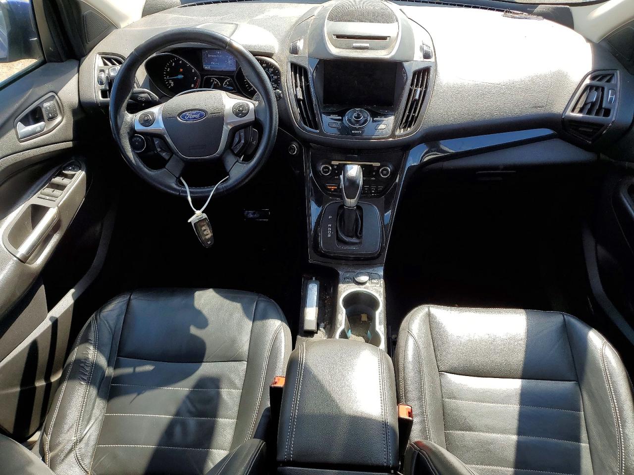 2014 Ford Escape Titanium Blue vin: 1FMCU9J97EUC67361